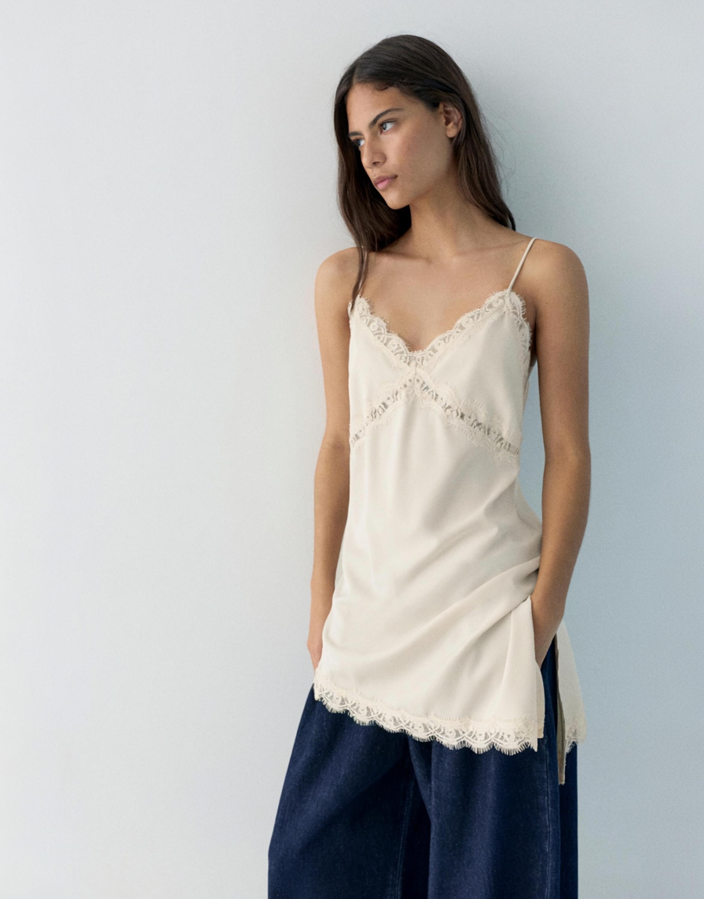 Asimetrik slip top - Görsel 24