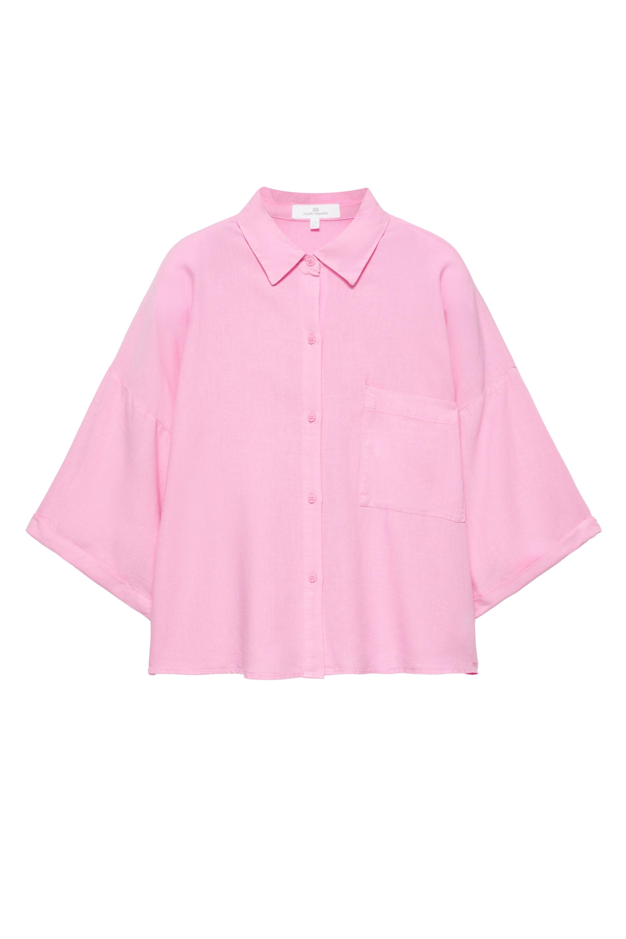 Linen blend shirt