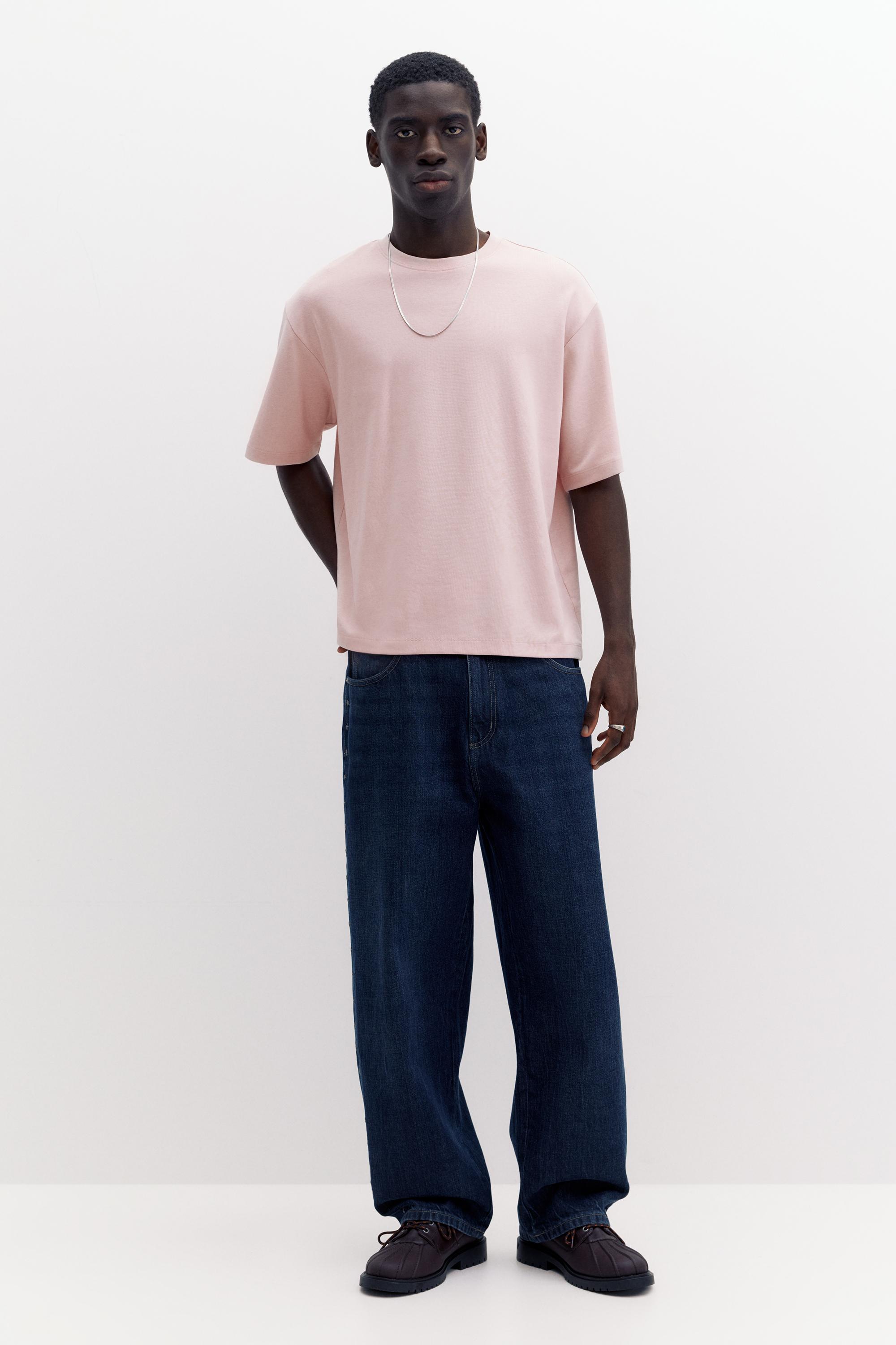 Boxy T-shirt — Pink