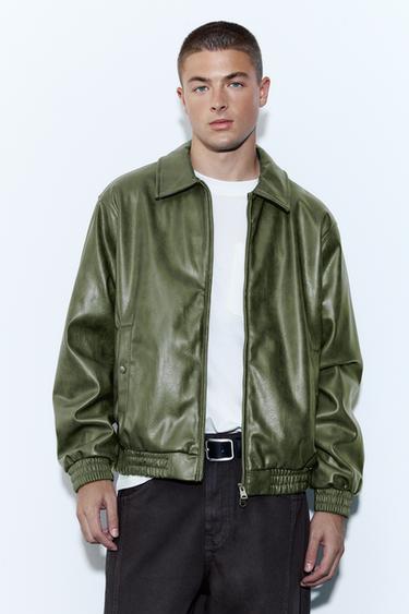 Leather-effect jacket — Bottle 1