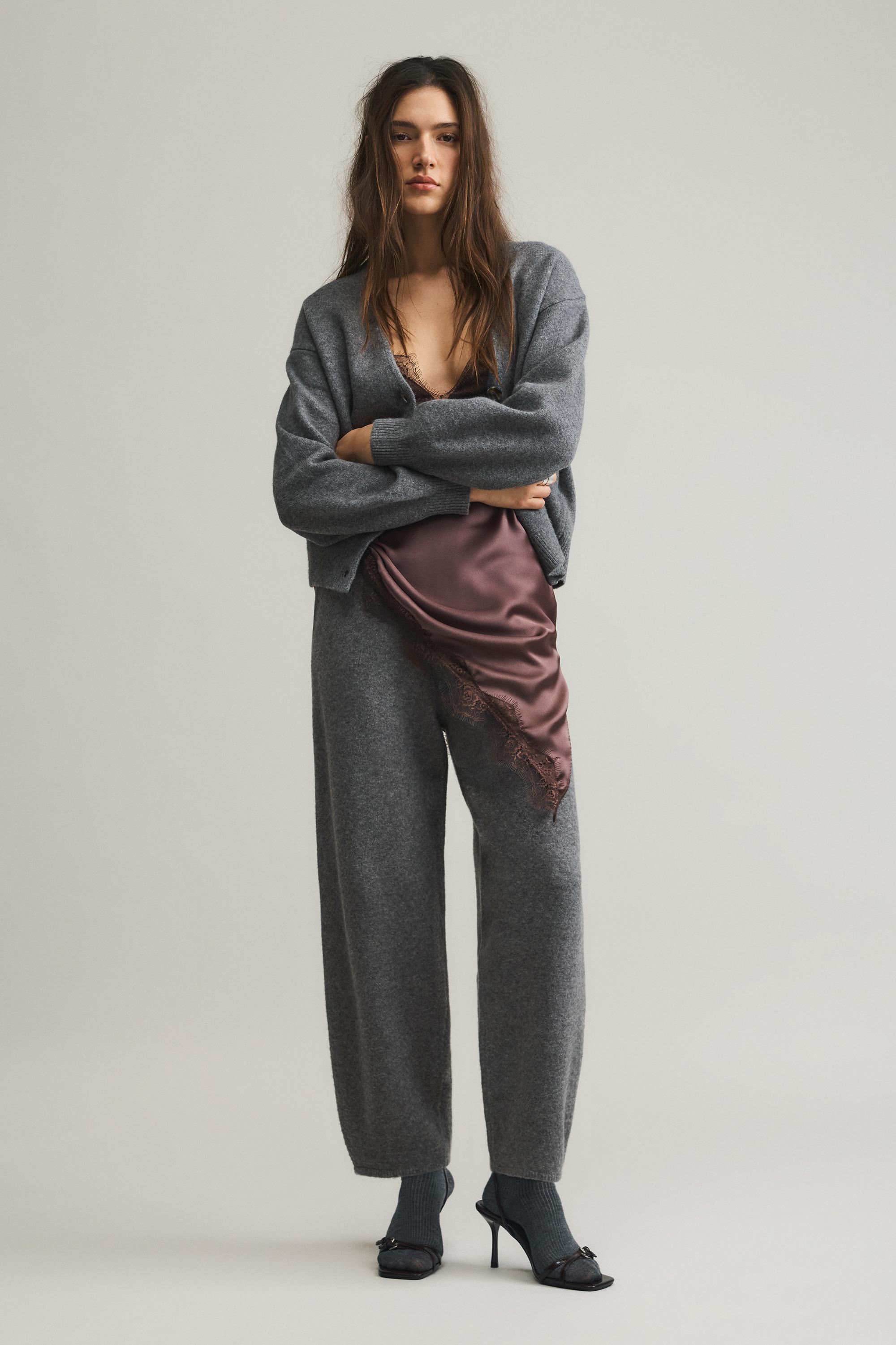 Triko barrel pantolon - Görsel 6
