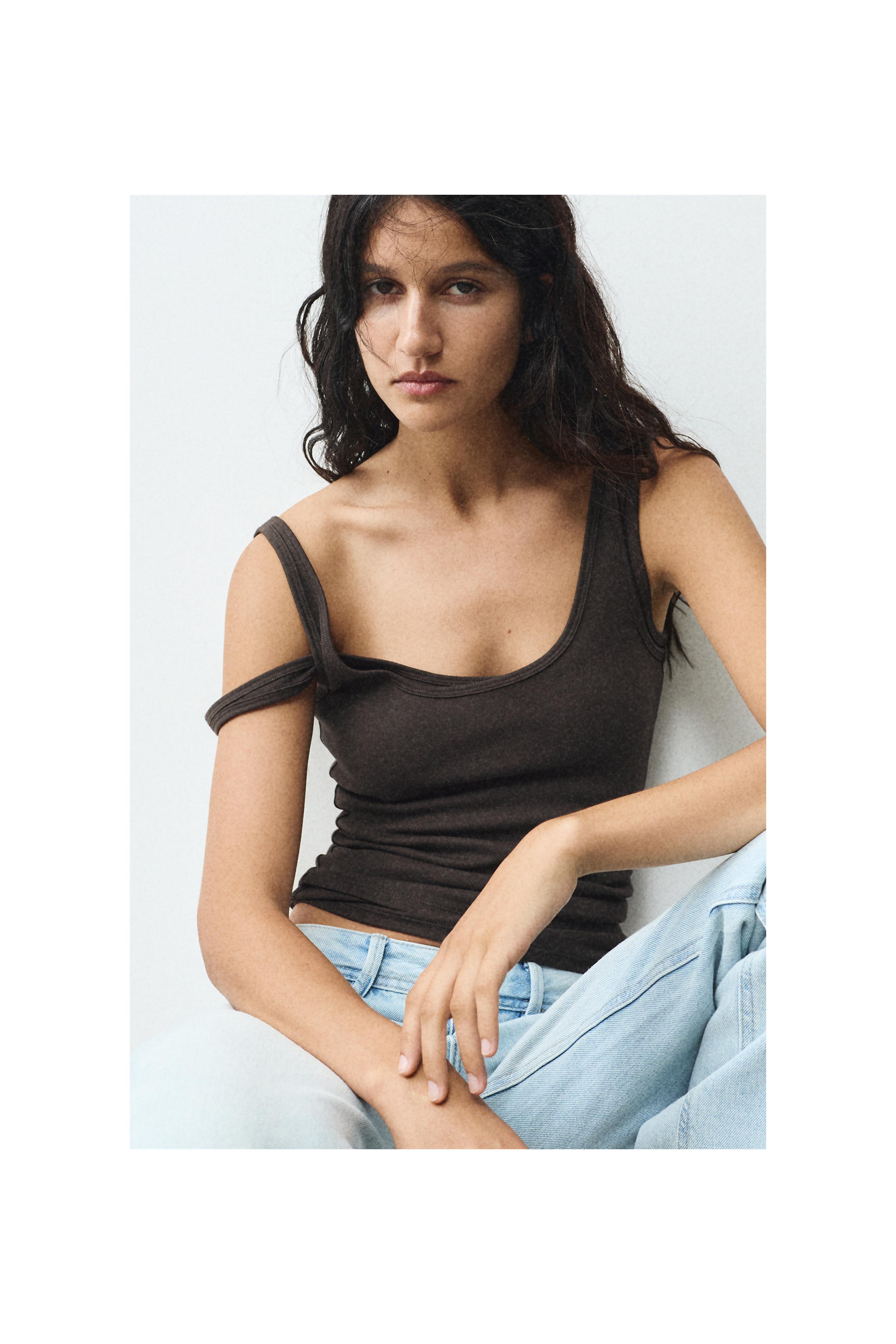 Modal tank top — Brown
