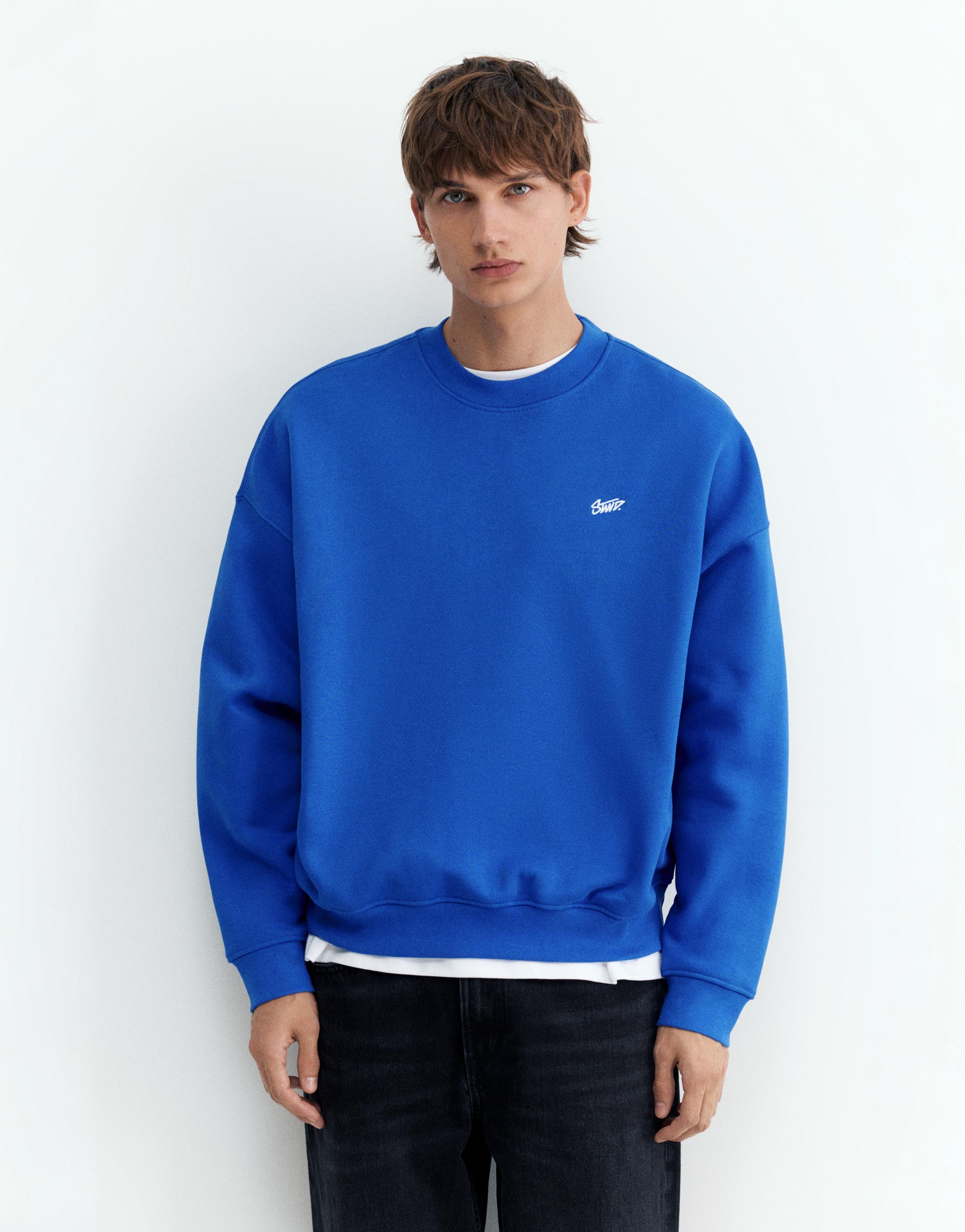 STWD boxy sweatshirt — Deep blue