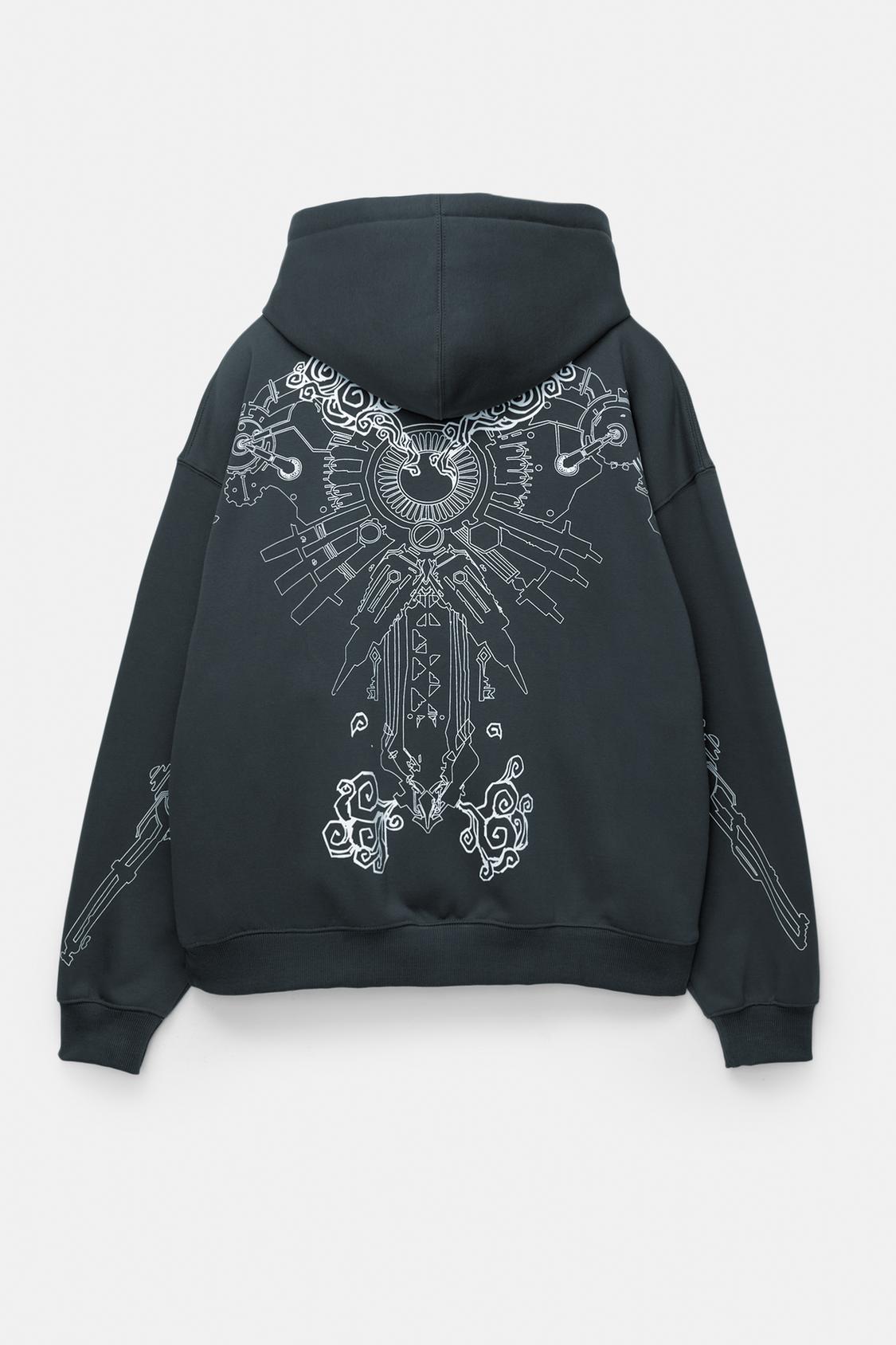 Pullandbear Dragon Ball Hoodie Pull And Bear Zip Up Hoodie Felpa