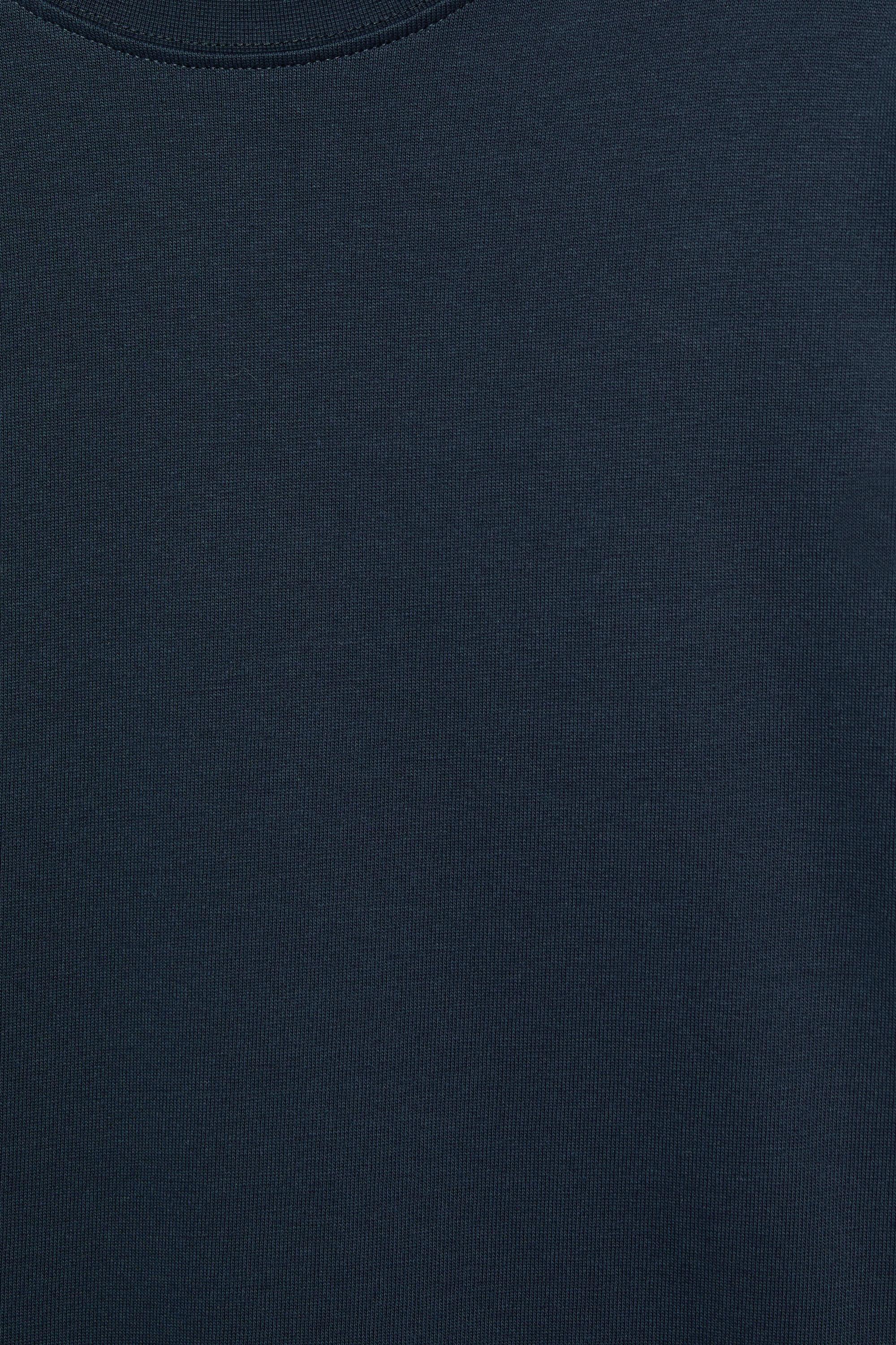 Heavy weight relaxed fit T-shirt — Navy