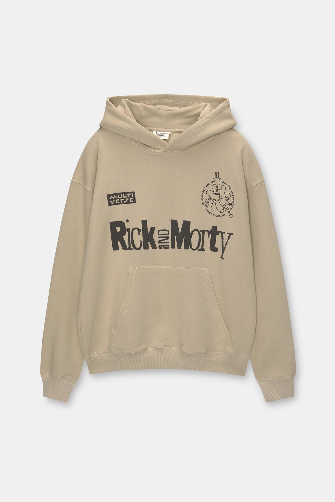 Sweat à capuche Rick et Morty pull&bear