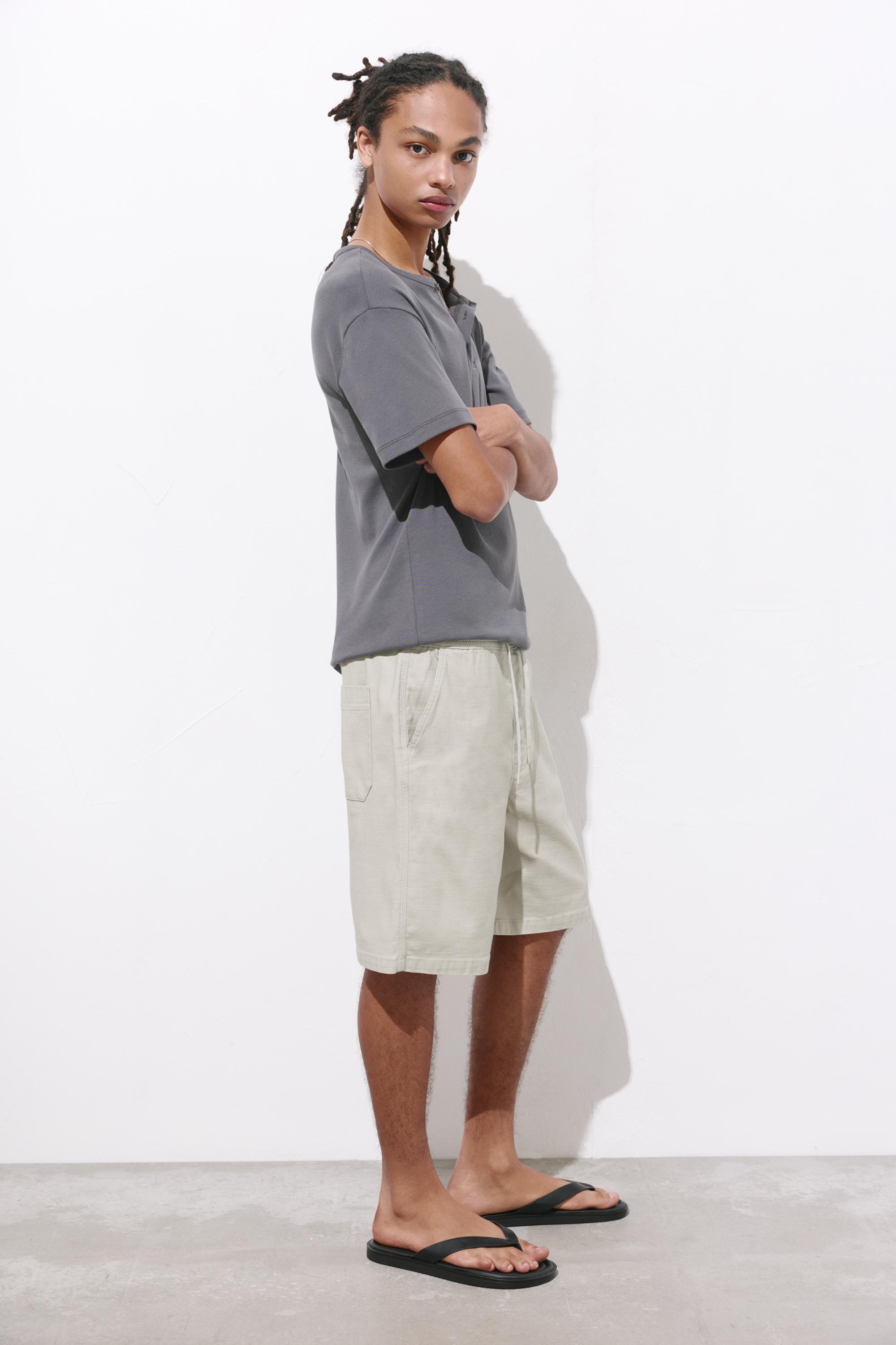 Bermuda sweat shorts — Mint