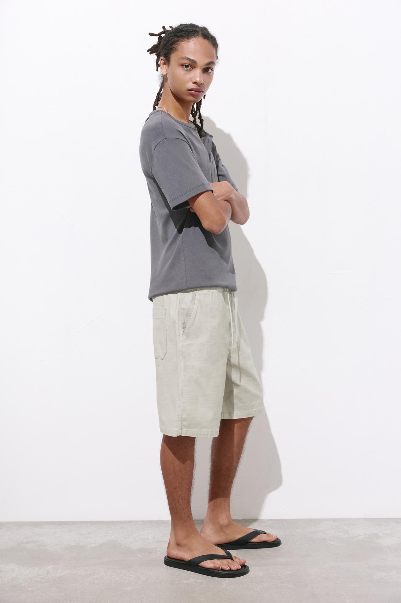 Bermuda sweat shorts — Mint