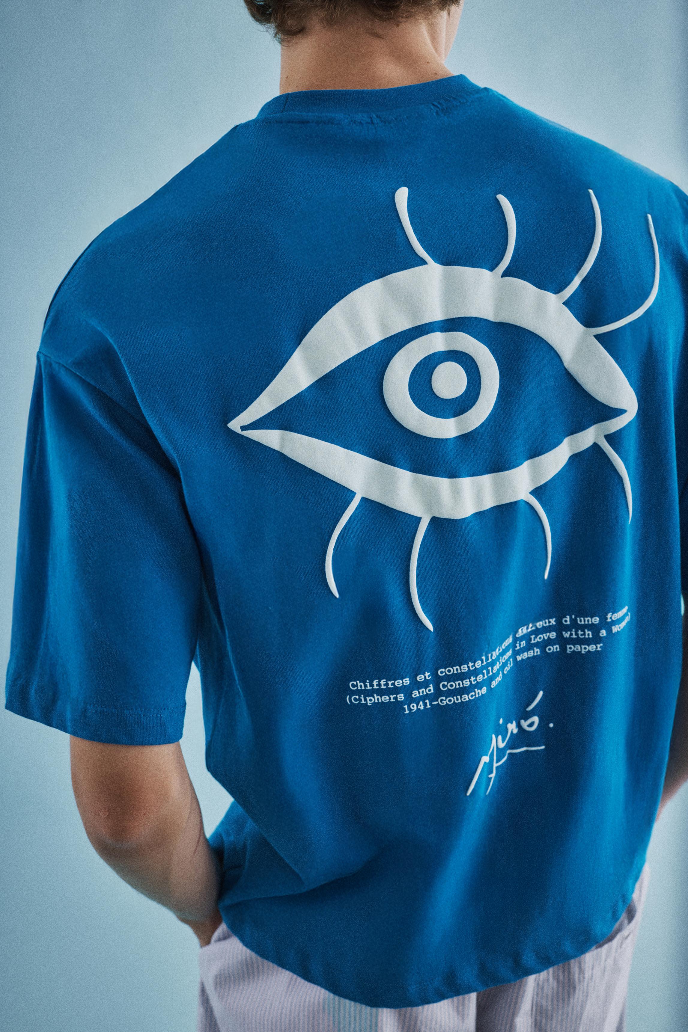 Miró relaxed fit T-shirt — Deep blue
