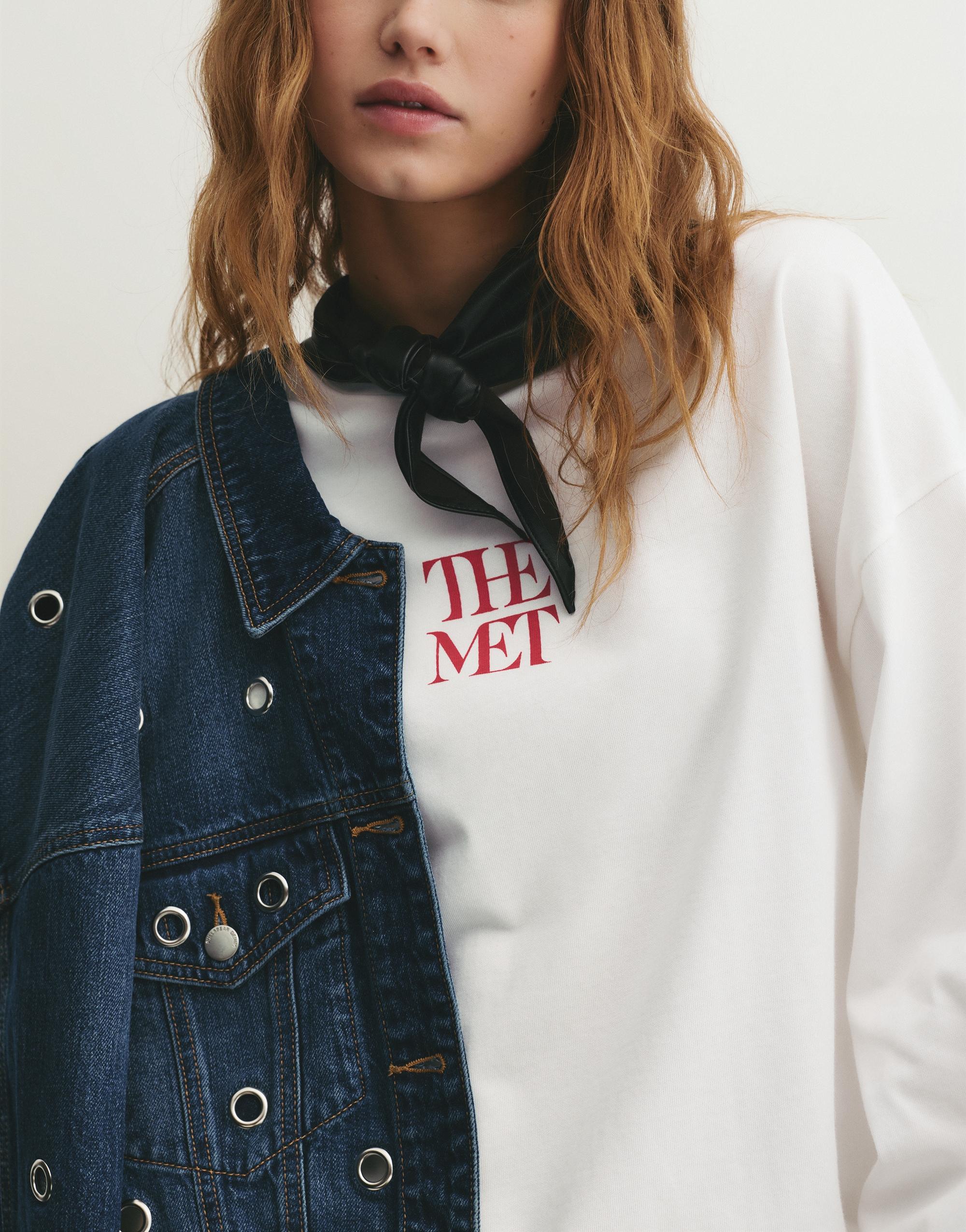 The Met beyaz t-shirt - Görsel 11