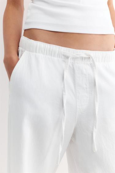 Low-rise jogger jeans — White 5