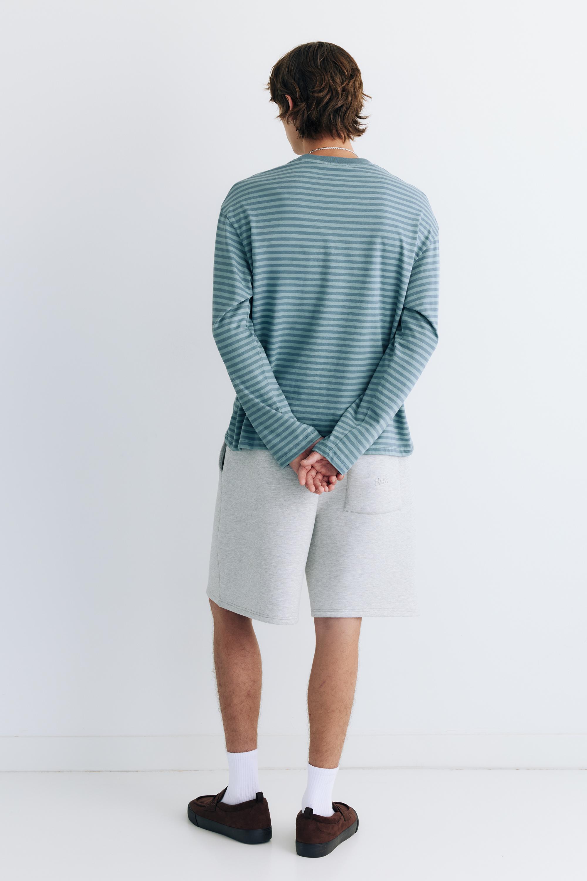 Striped STWD T-shirt — Blue