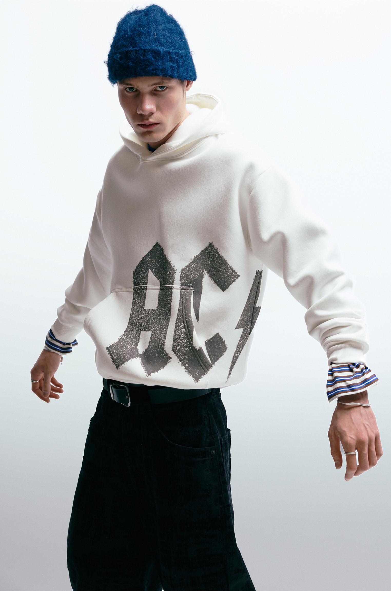 AC/DC hoodie — Off white