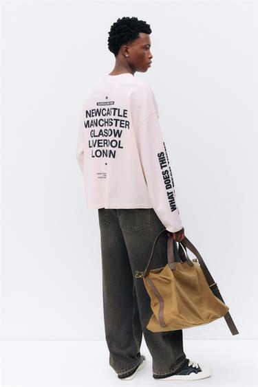STWD boxy graphic T-shirt — Pastel pink 3