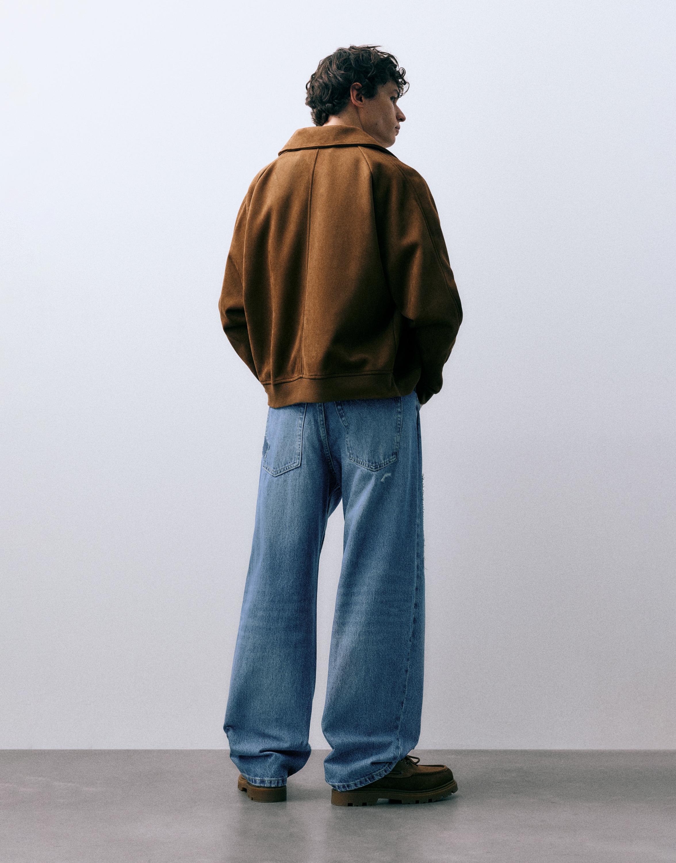 Patchwork baggy jean - Görsel 23