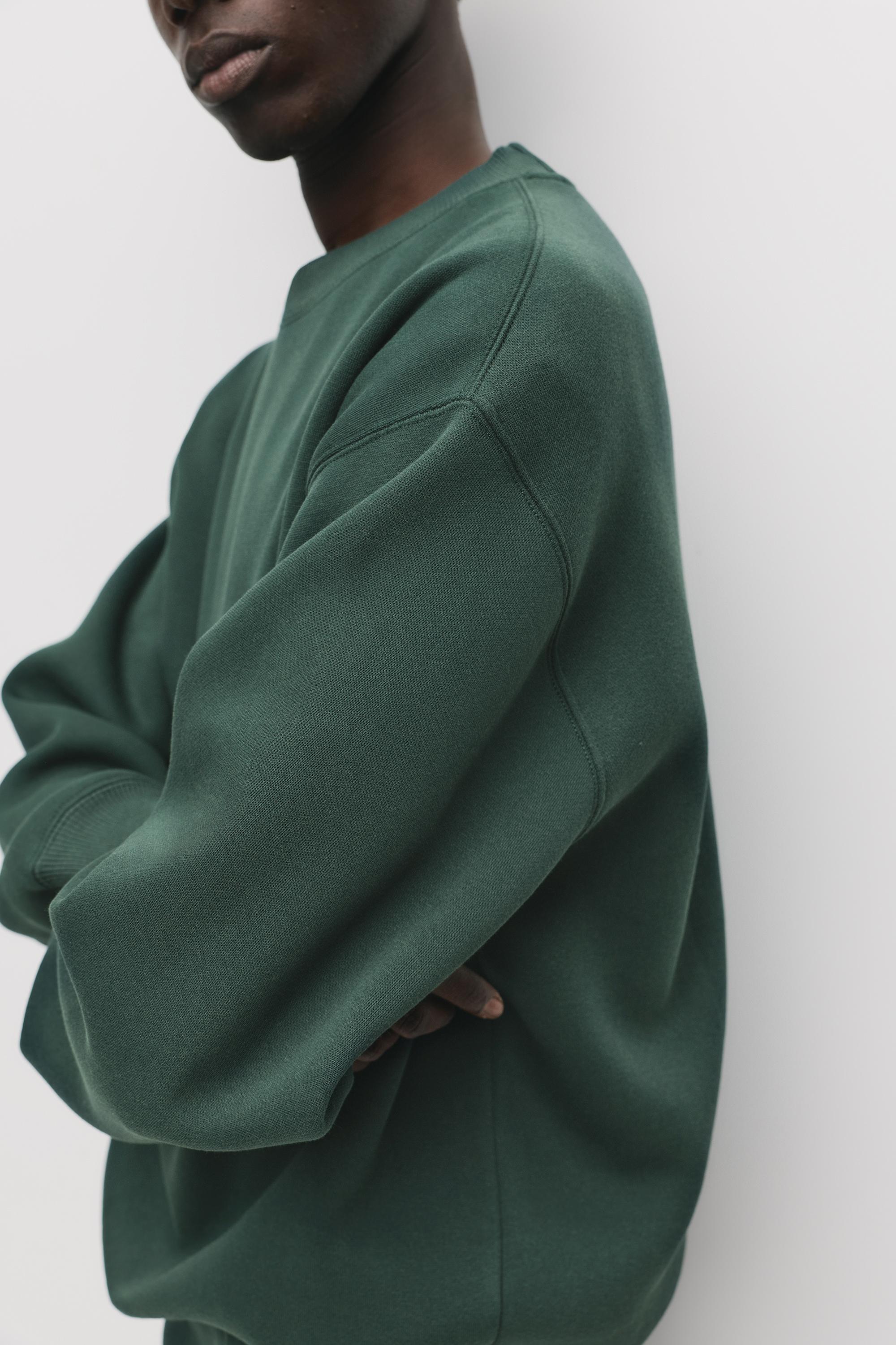 Basic bisiklet yaka sweatshirt - Görsel 89