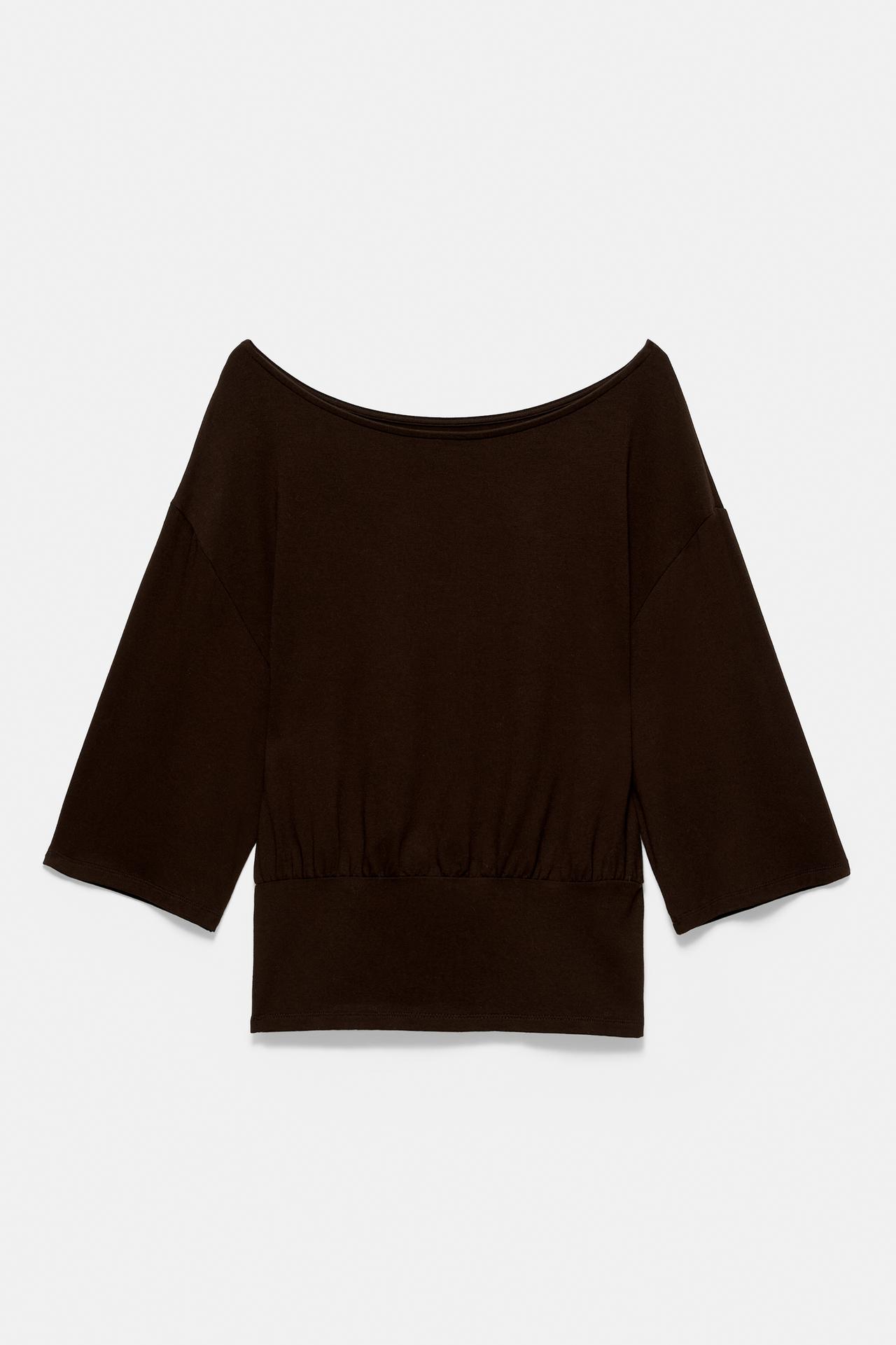 Waistband top — Brown