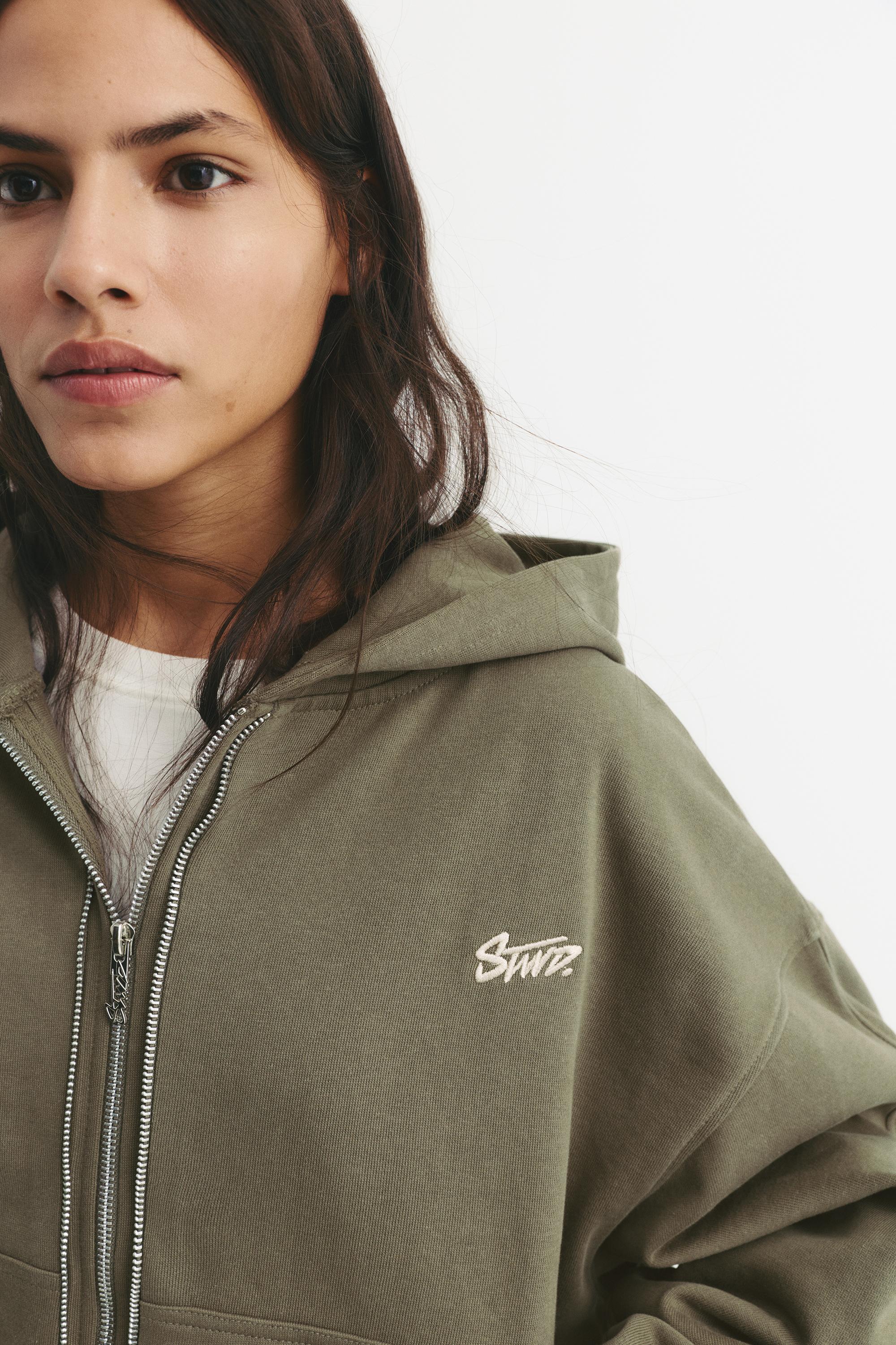 トップス 2020ss stone  double zip hoodie Double zipper hoodie - pull&bear
