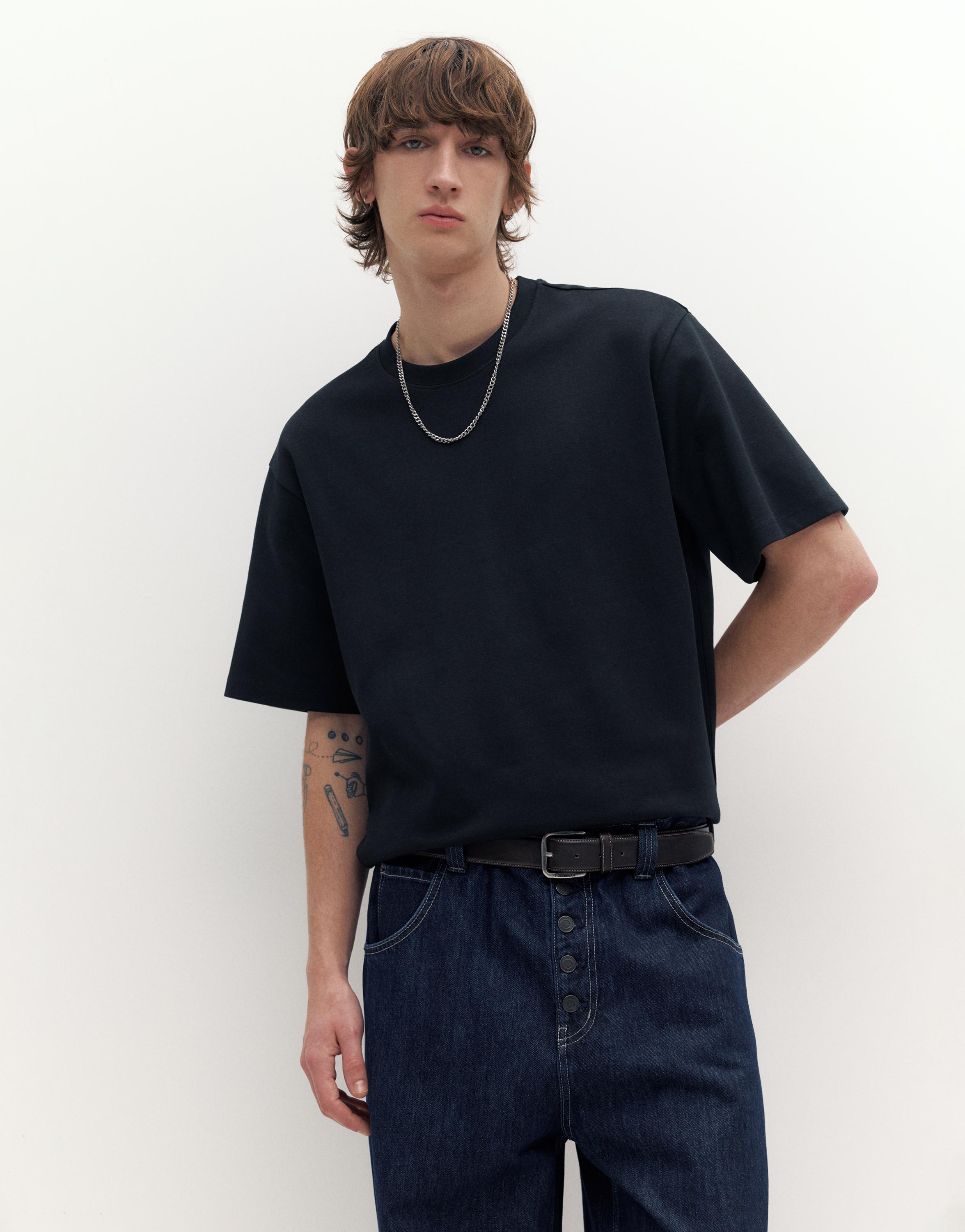 Boxy T-shirt — Black