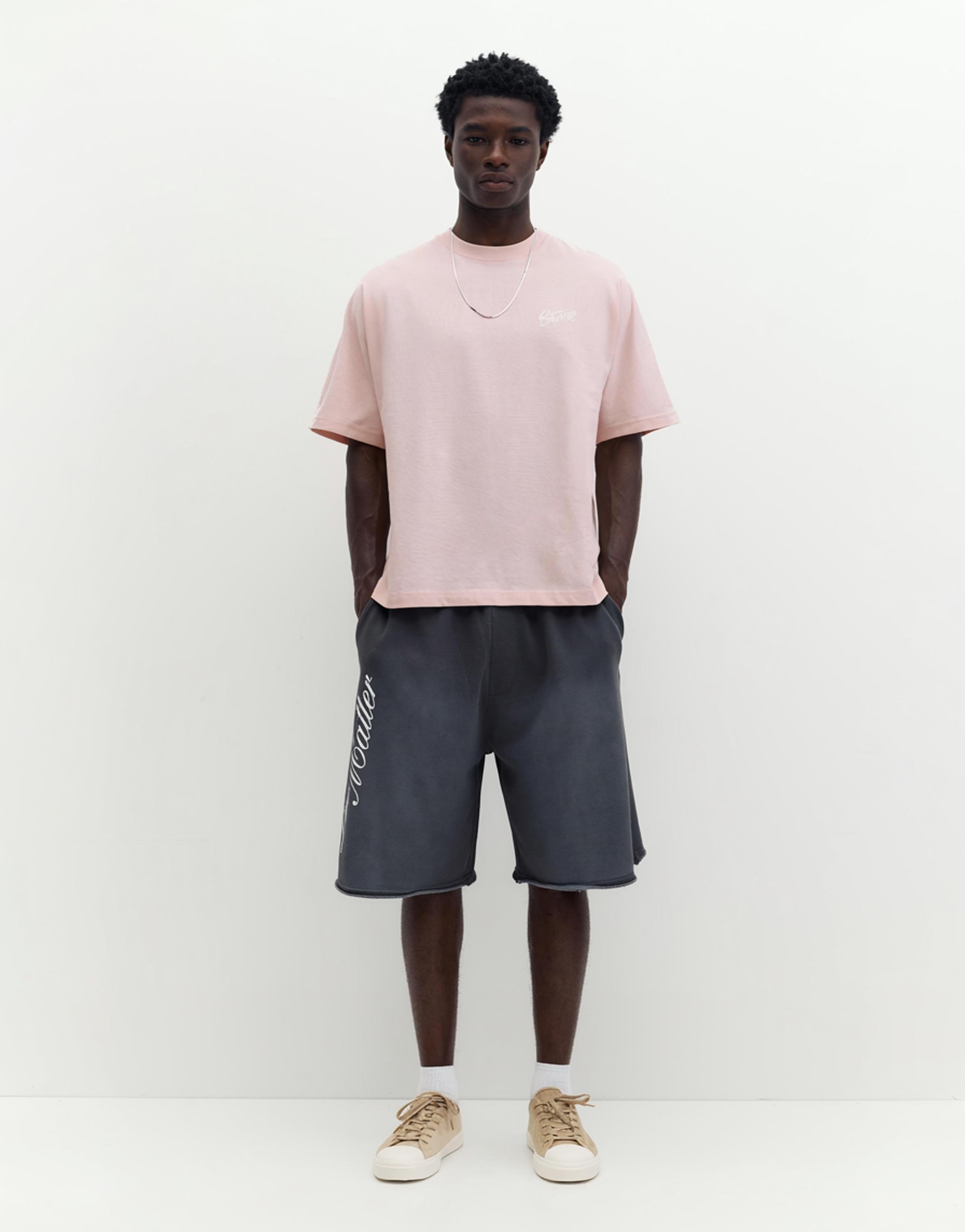 STWD graffiti logo T-shirt — Pink