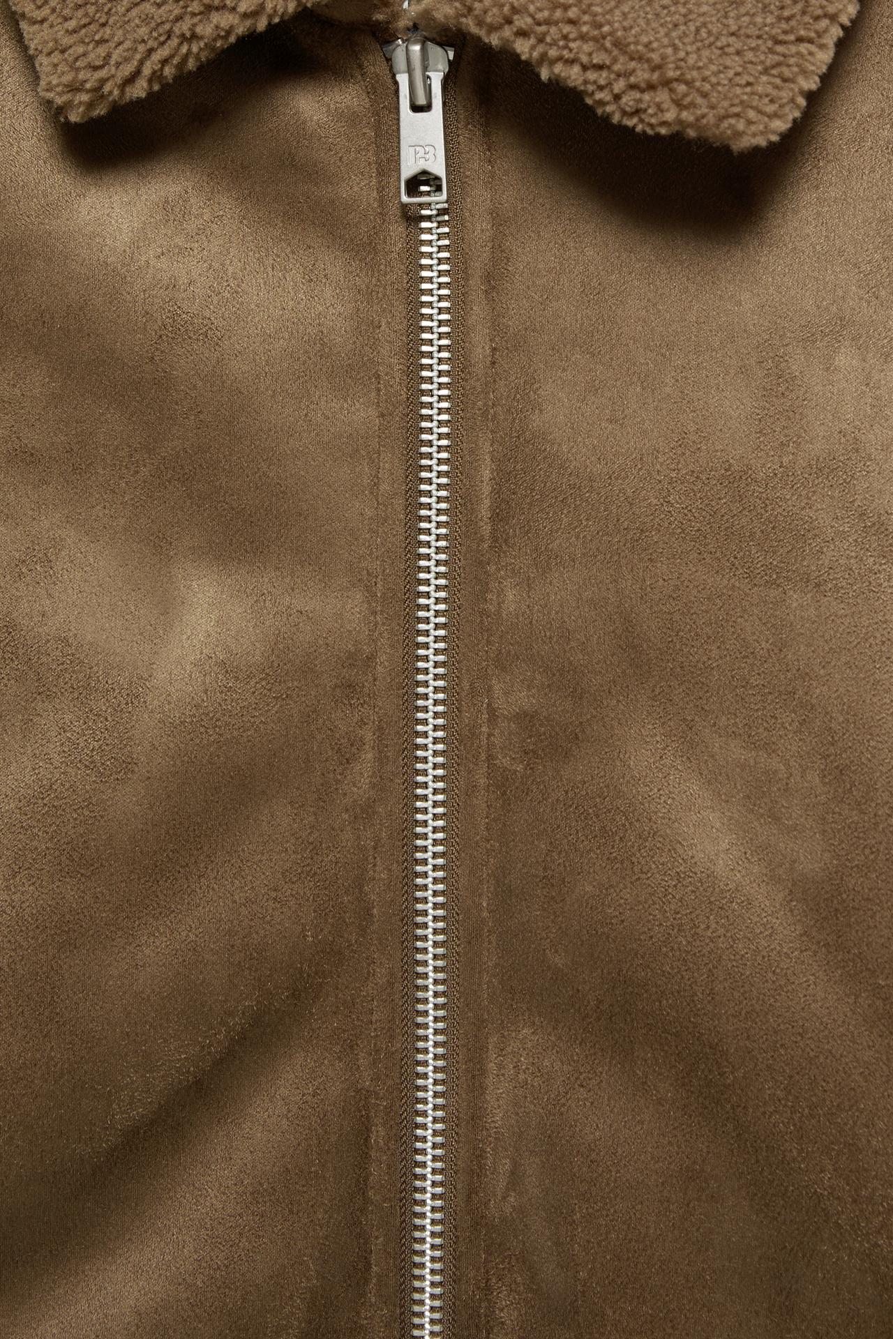 Combined double-faced jacket — Brown