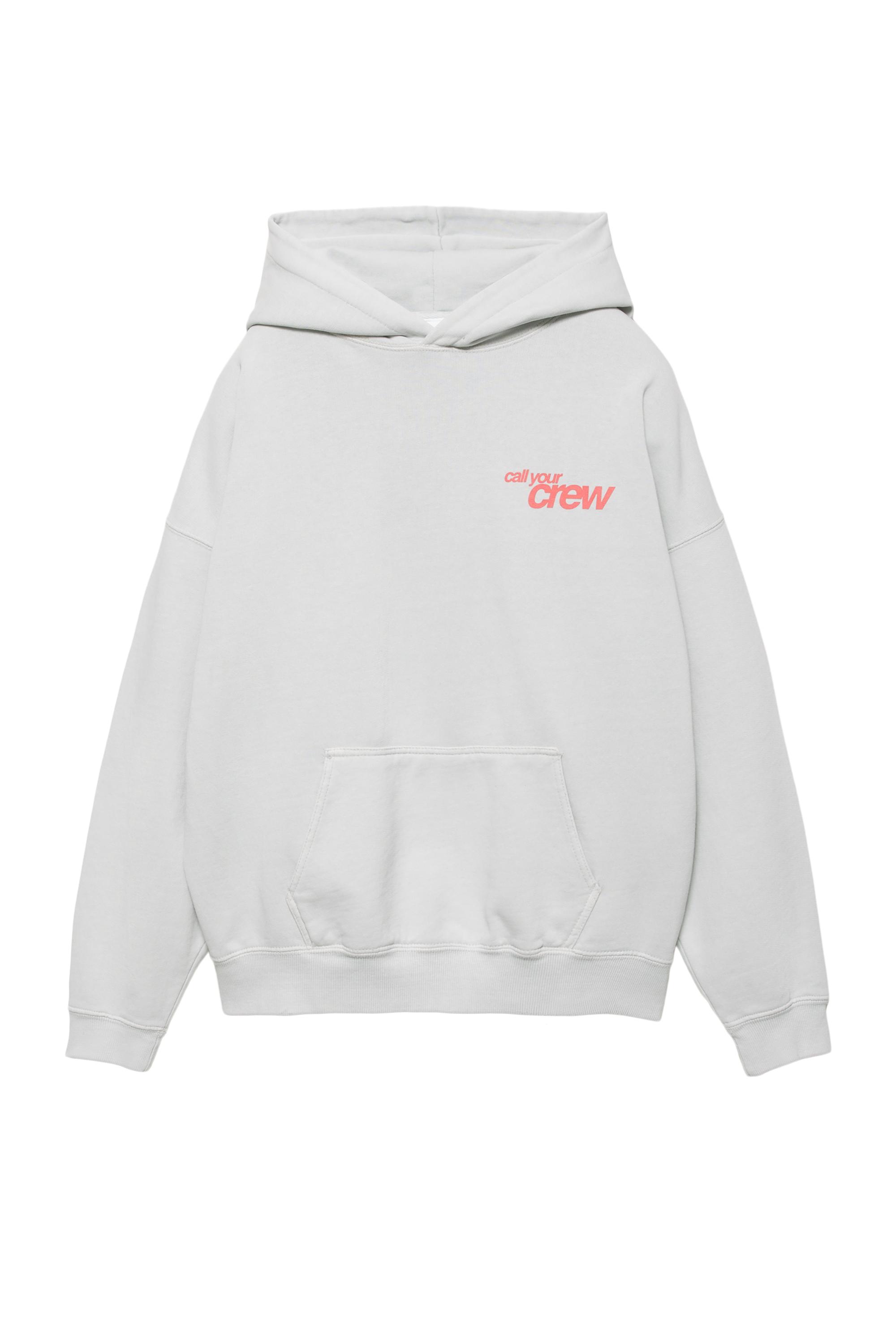 Kapüşonlu crew studios sweatshirt - Görsel 4