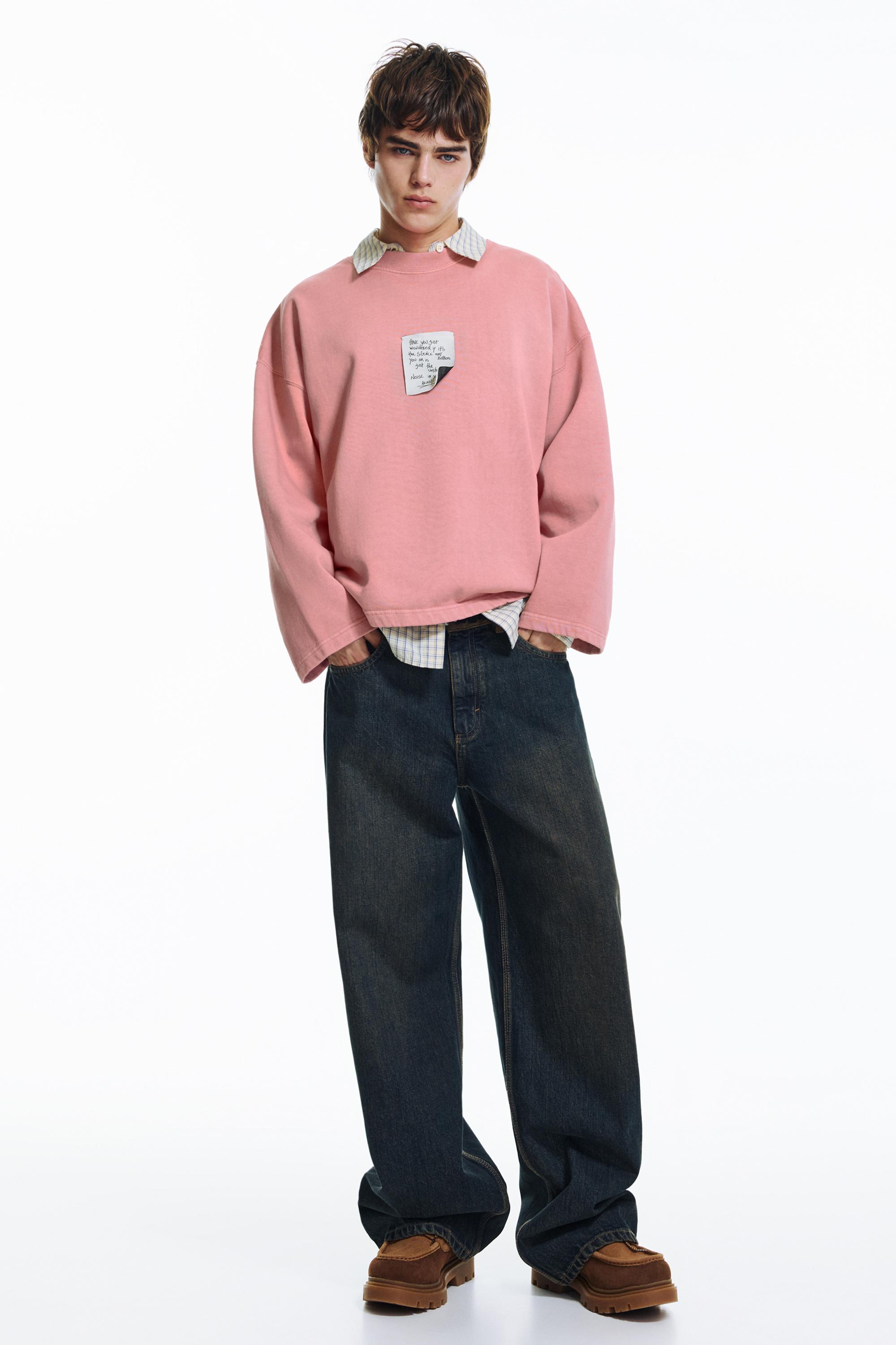 Pink label sweatshirt — Pink
