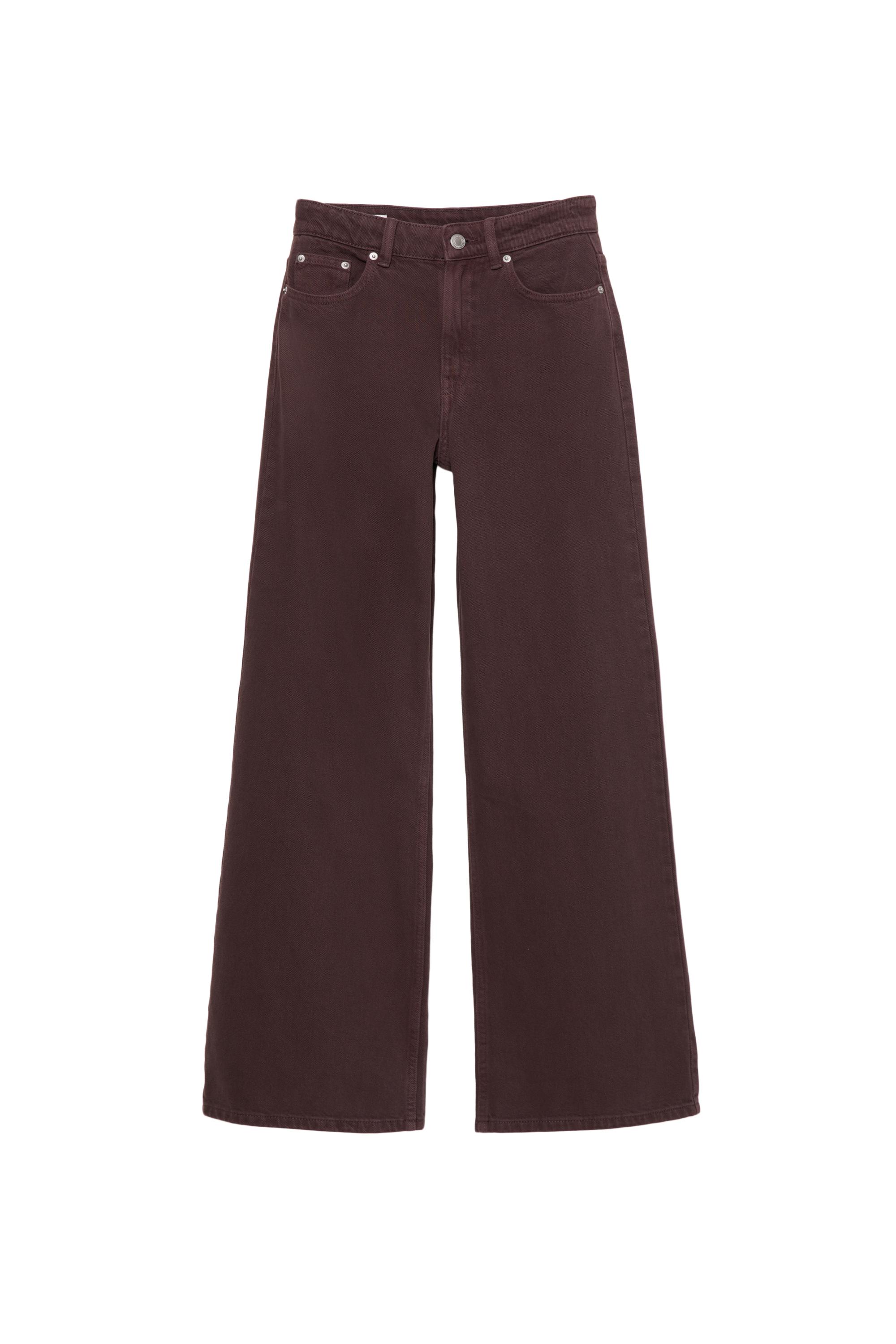 Wide leg yüksek bel jean - Görsel 217