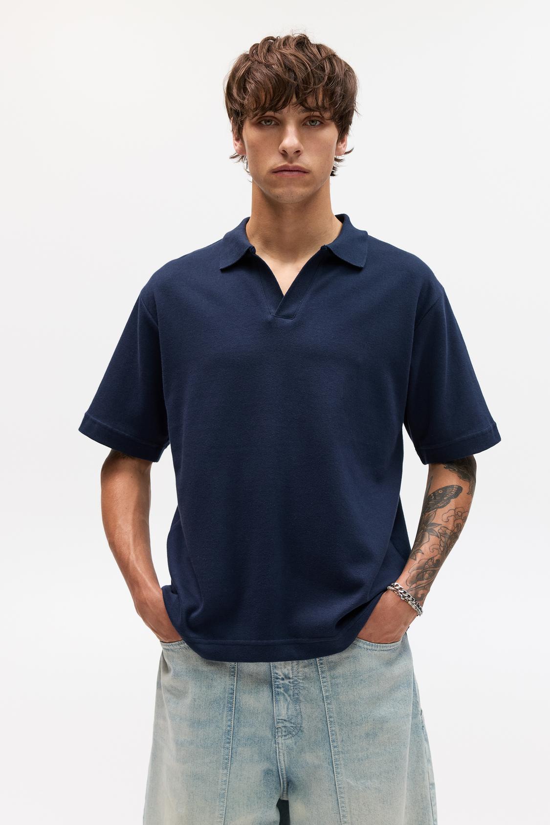 Stwd Pullandbear Web Pull And Bear Playeras Polo Pull&Bear Para Hombre