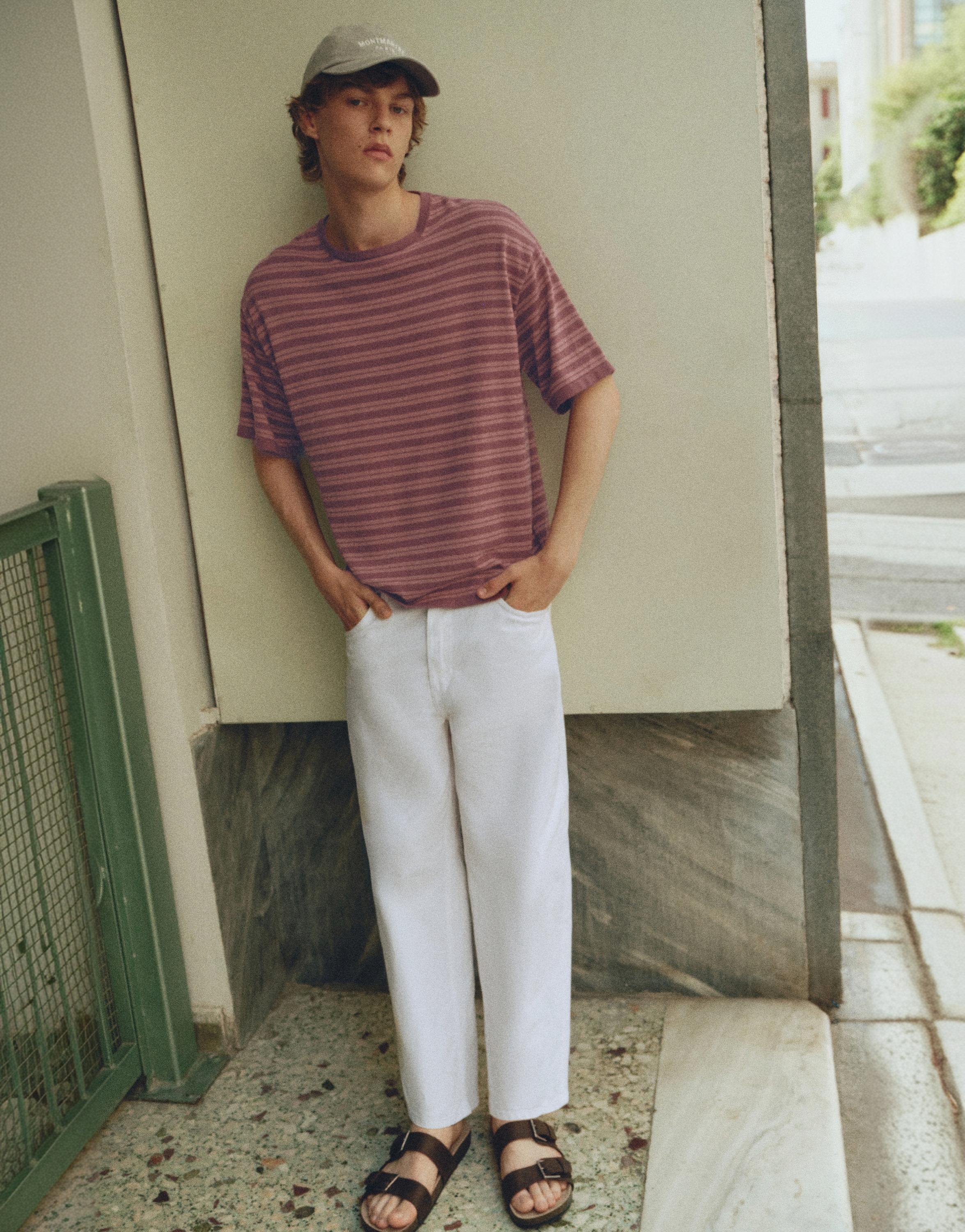 Tapered jeans — White