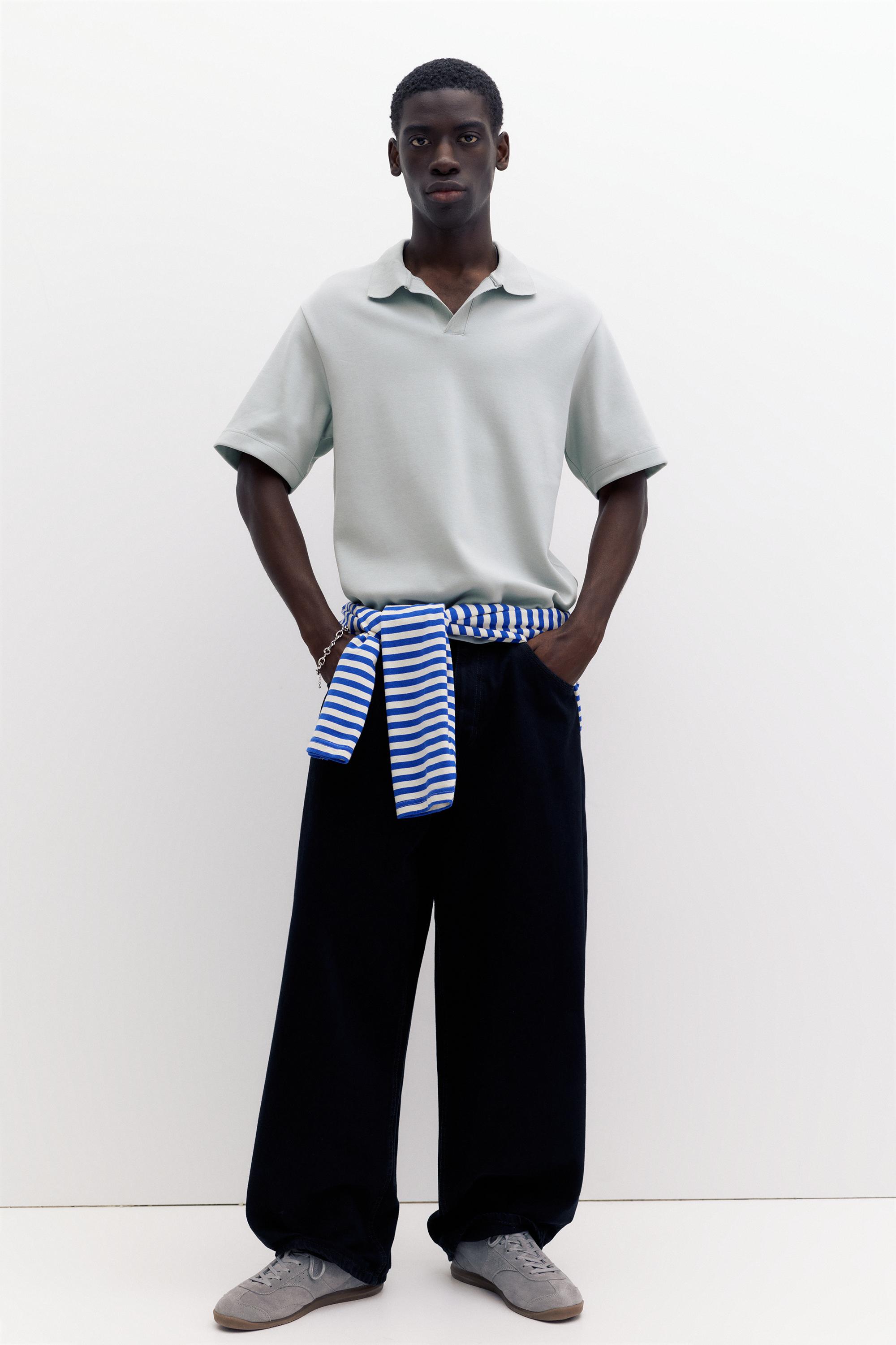 Kısa kollu interlok polo - Görsel 73