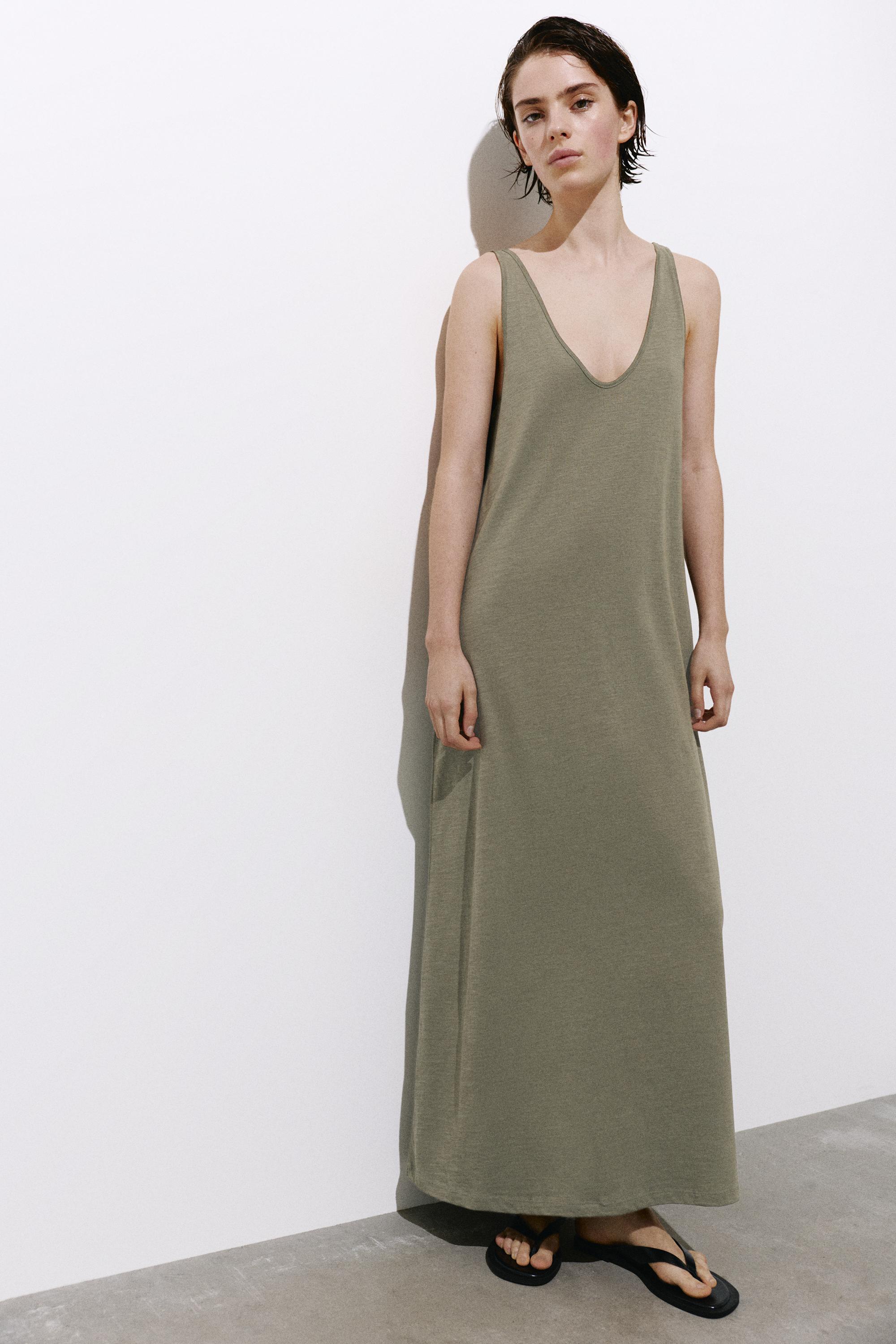 Vestido Midi De Alças