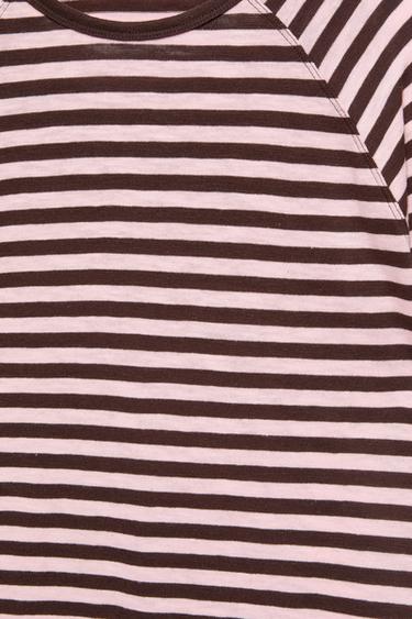 Long sleeve raglan T-shirt — Striped 8