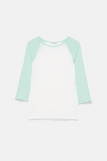 Raglan sleeve T-shirt — Ice 6