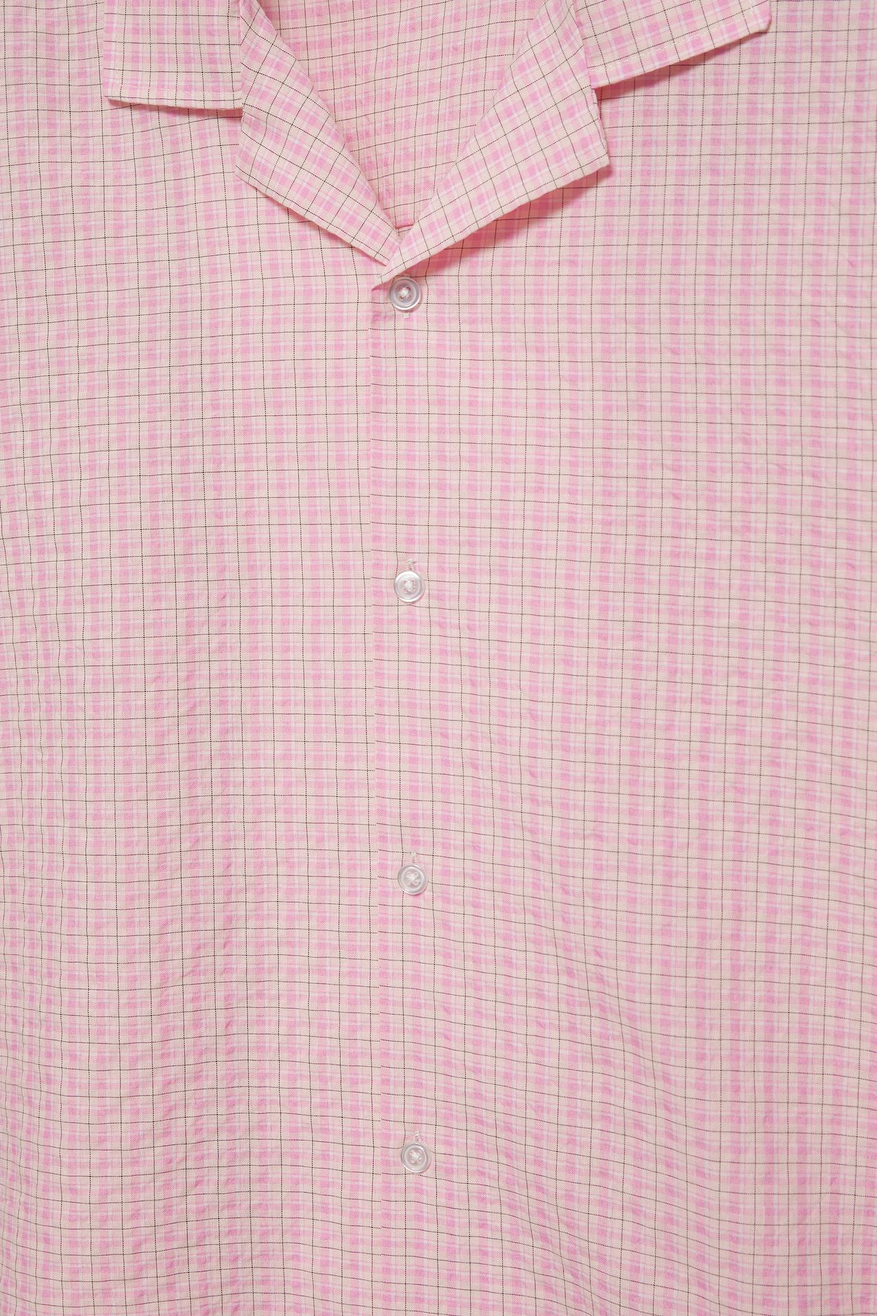 Short sleeve check shirt — Pink