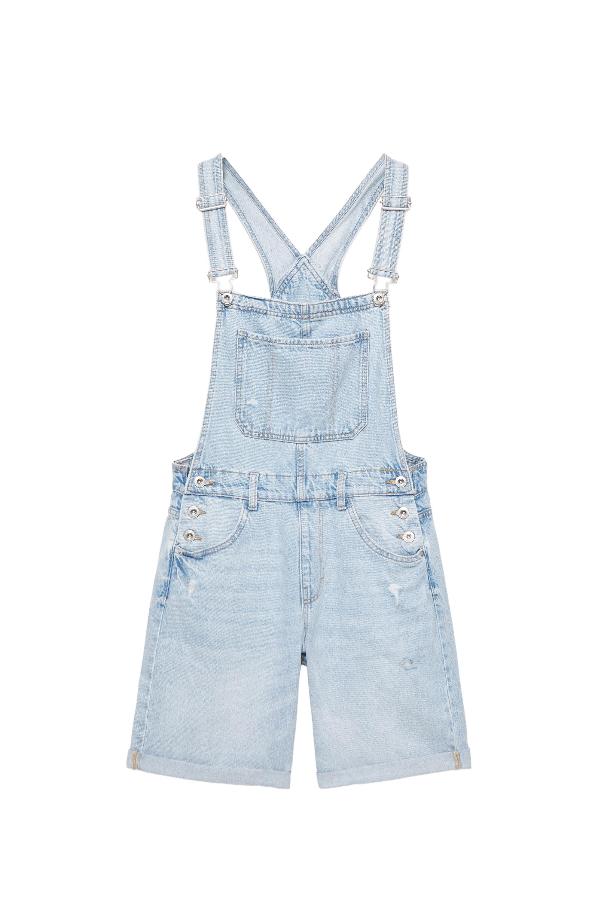 Pull&Bear Kısa denim tulum görsel 5