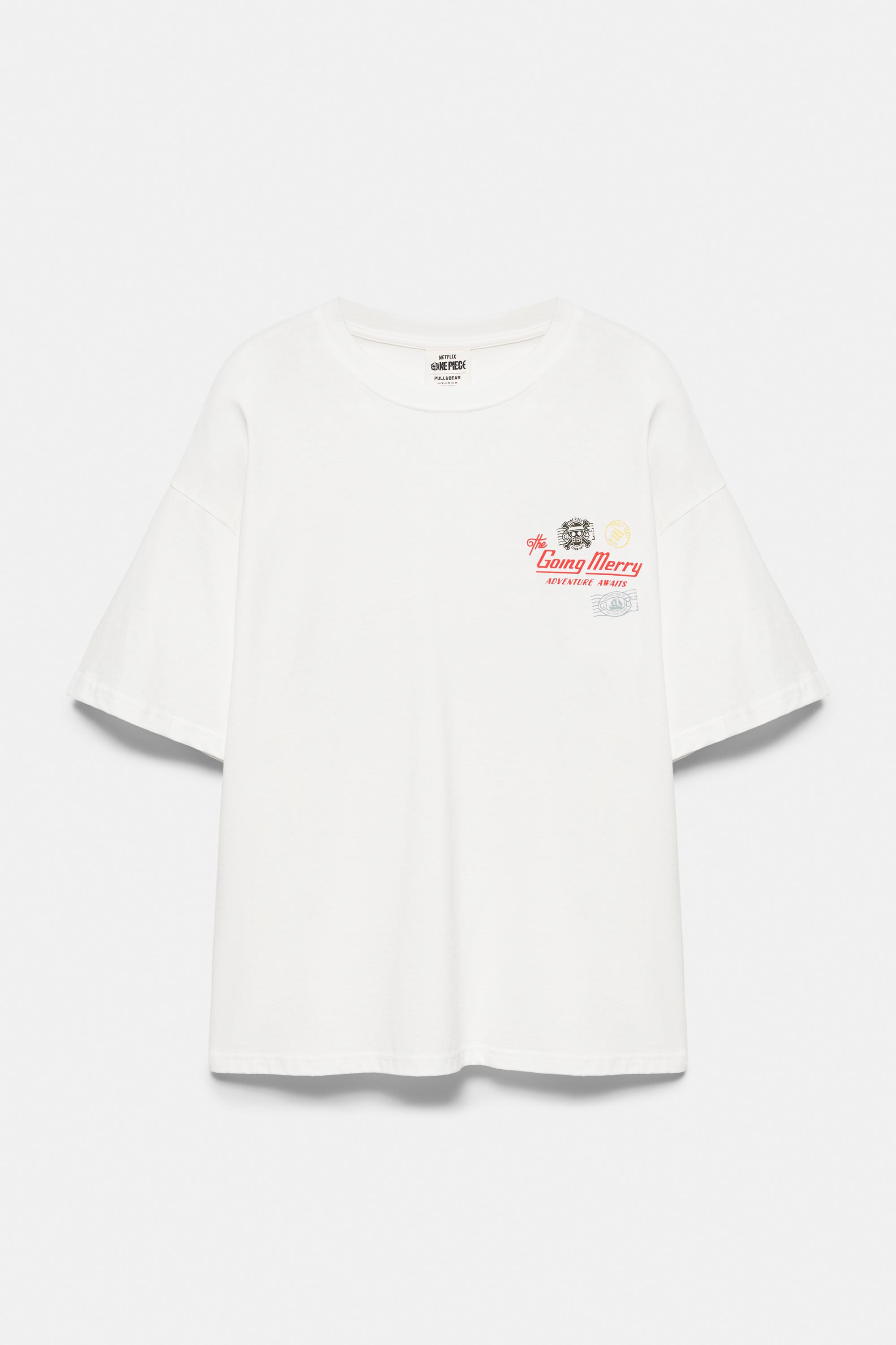 One Piece relaxed fit T-shirt — Off white