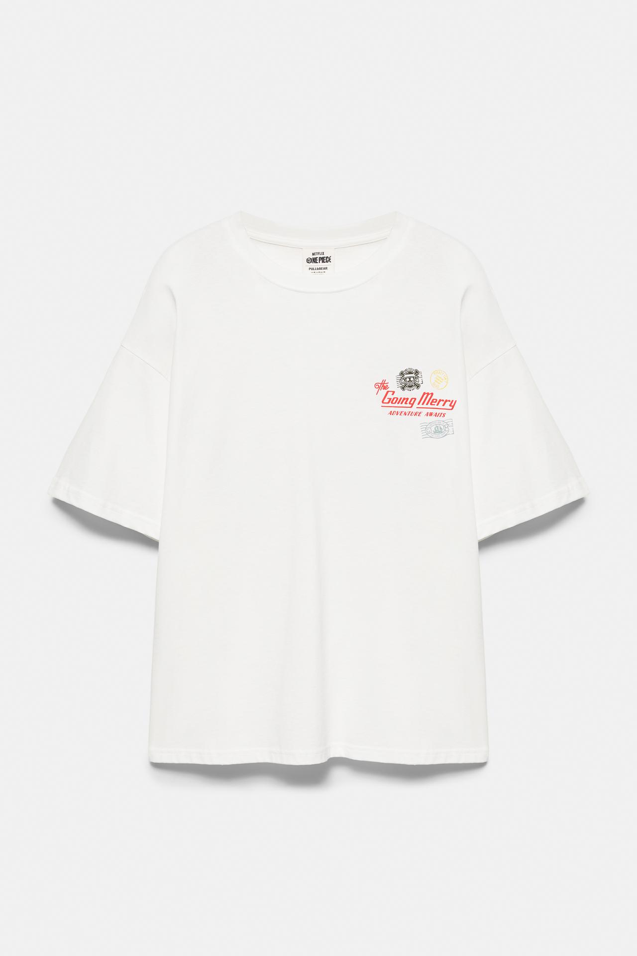 One Piece relaxed fit T-shirt — Off white