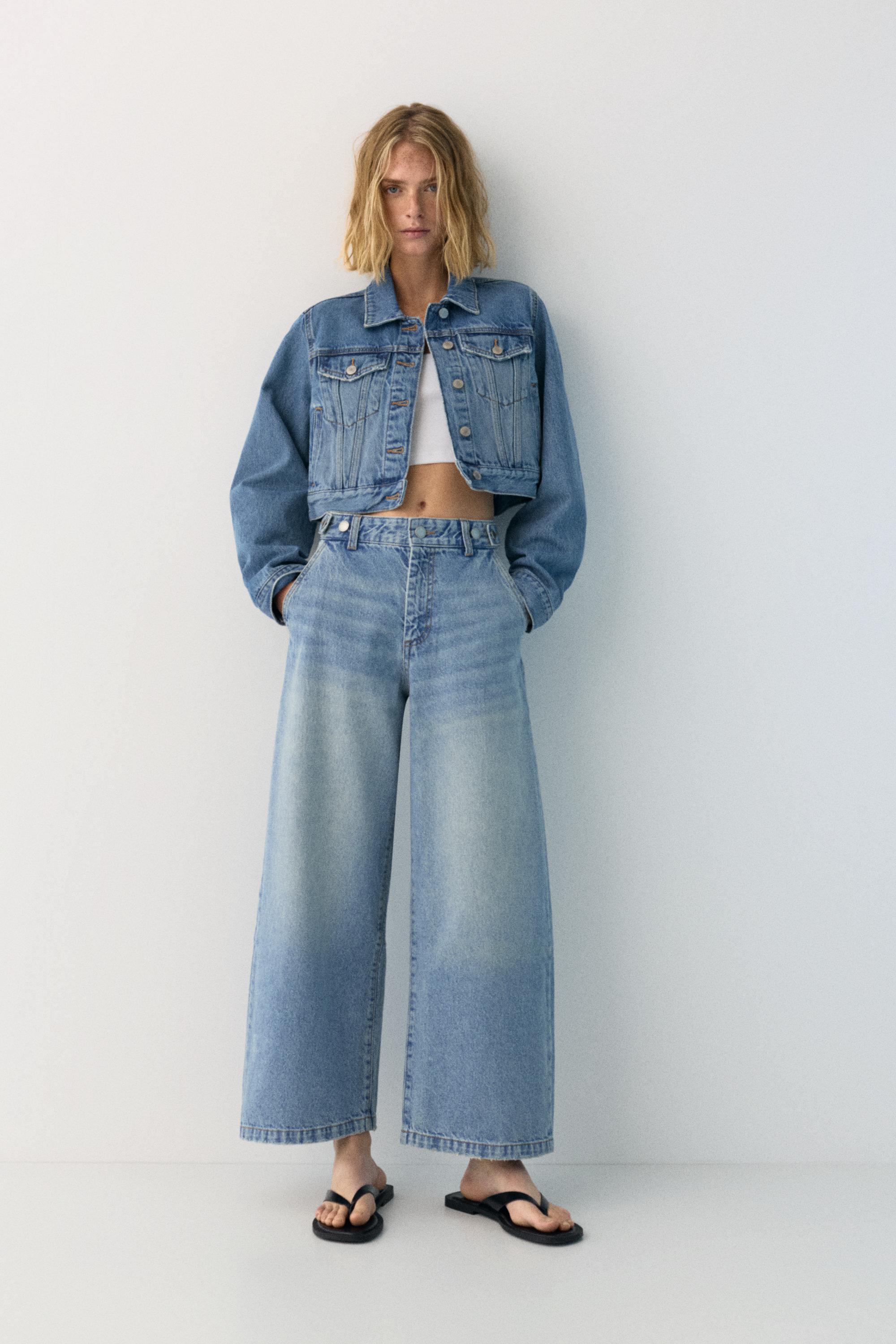 Jeans A Palloncino Vita Regolabile
