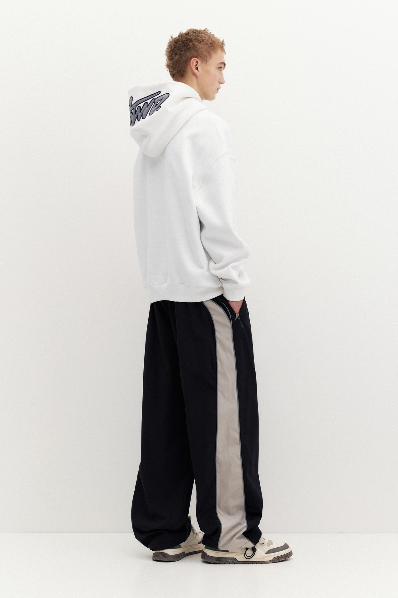 STWD hood sweatshirt — Off white