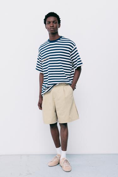 Darted Bermuda shorts — Beige 2