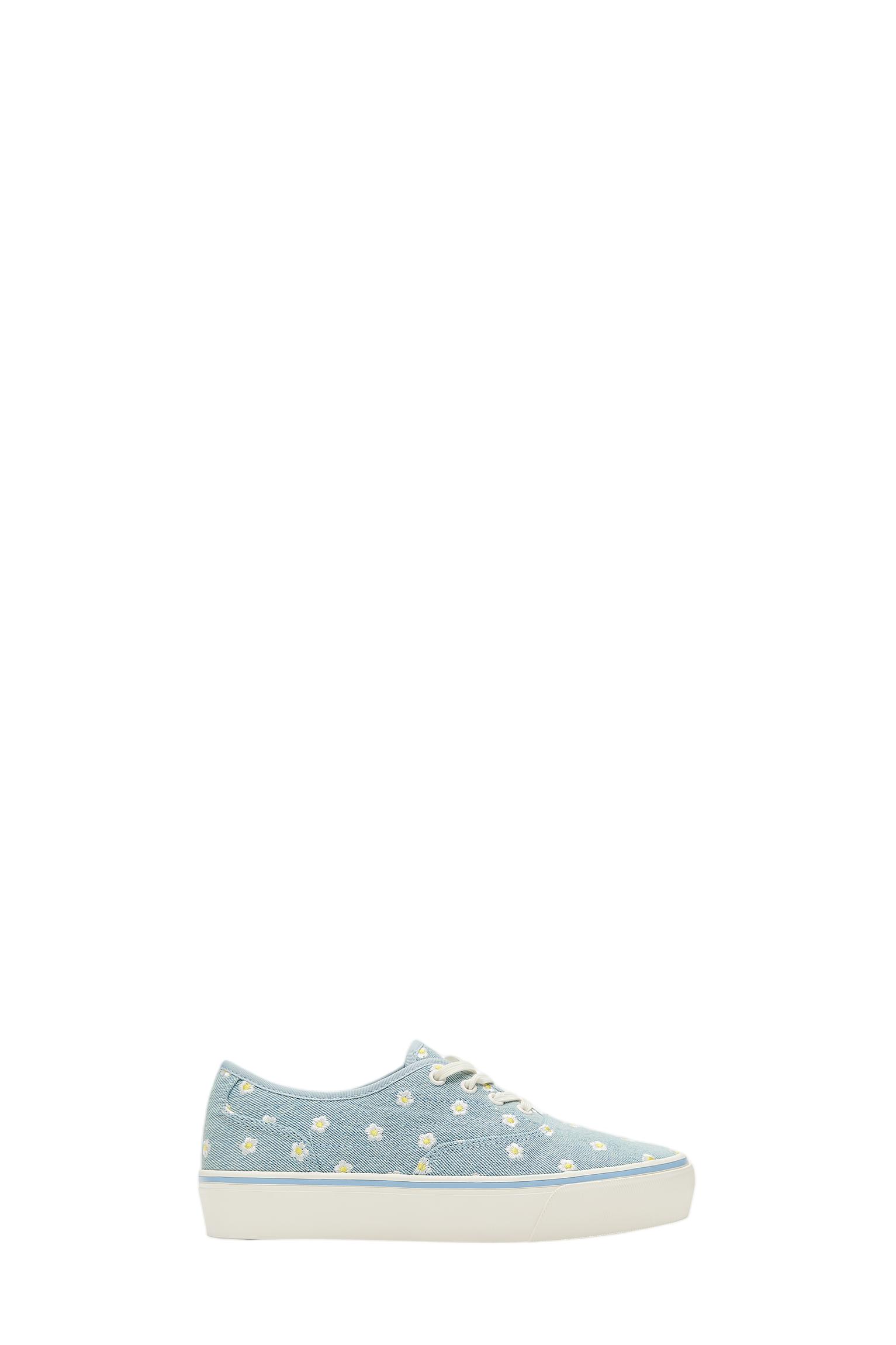 Daisy canvas trainers — Blue
