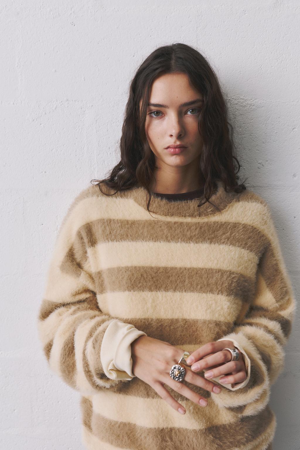 Soft Knit Striped Jumper PULL&BEAR