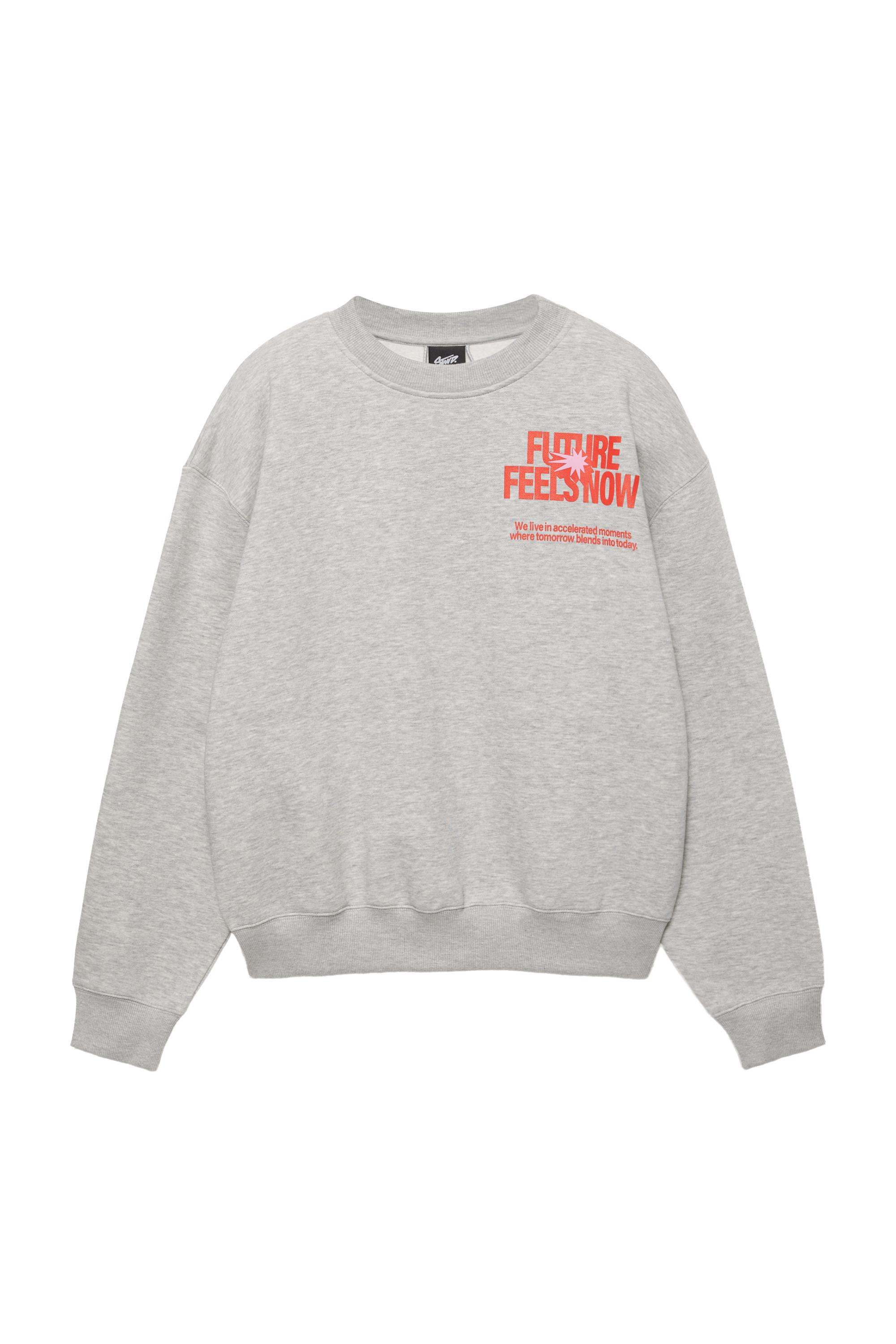 Gri Future sweatshirt - Görsel 3