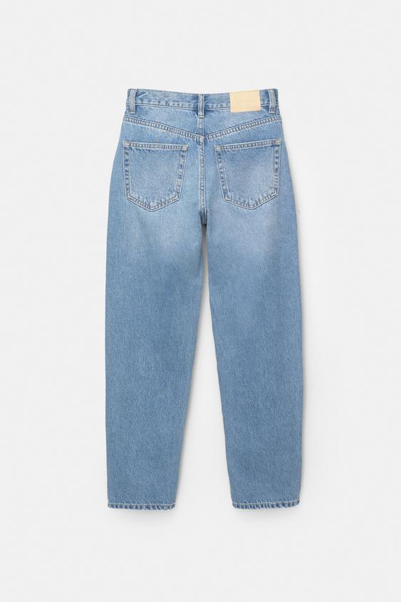 Jeansy mom fit, wysoki stan