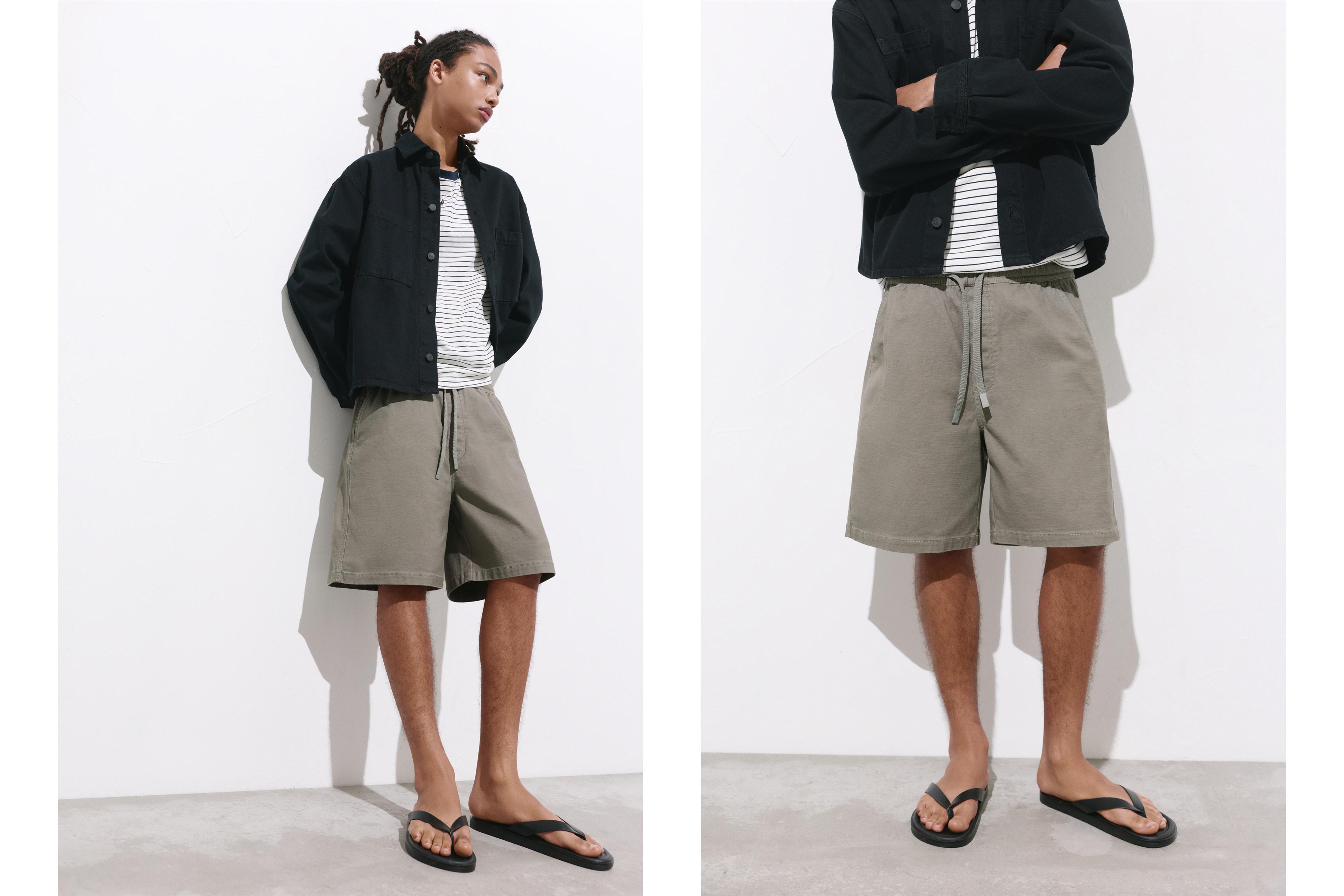 Bermuda sweat shorts — Grey