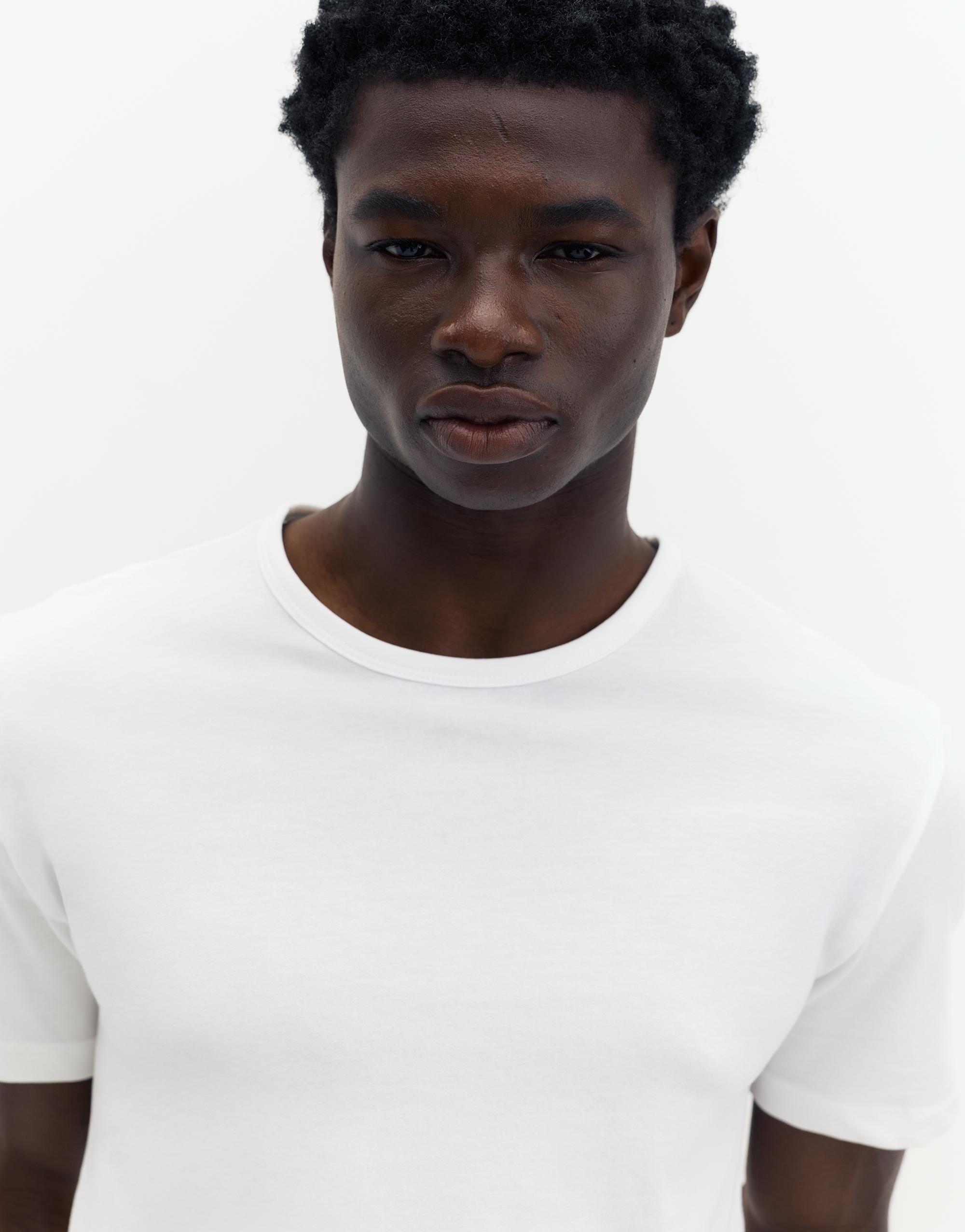 Slim fit basic T-shirt — White