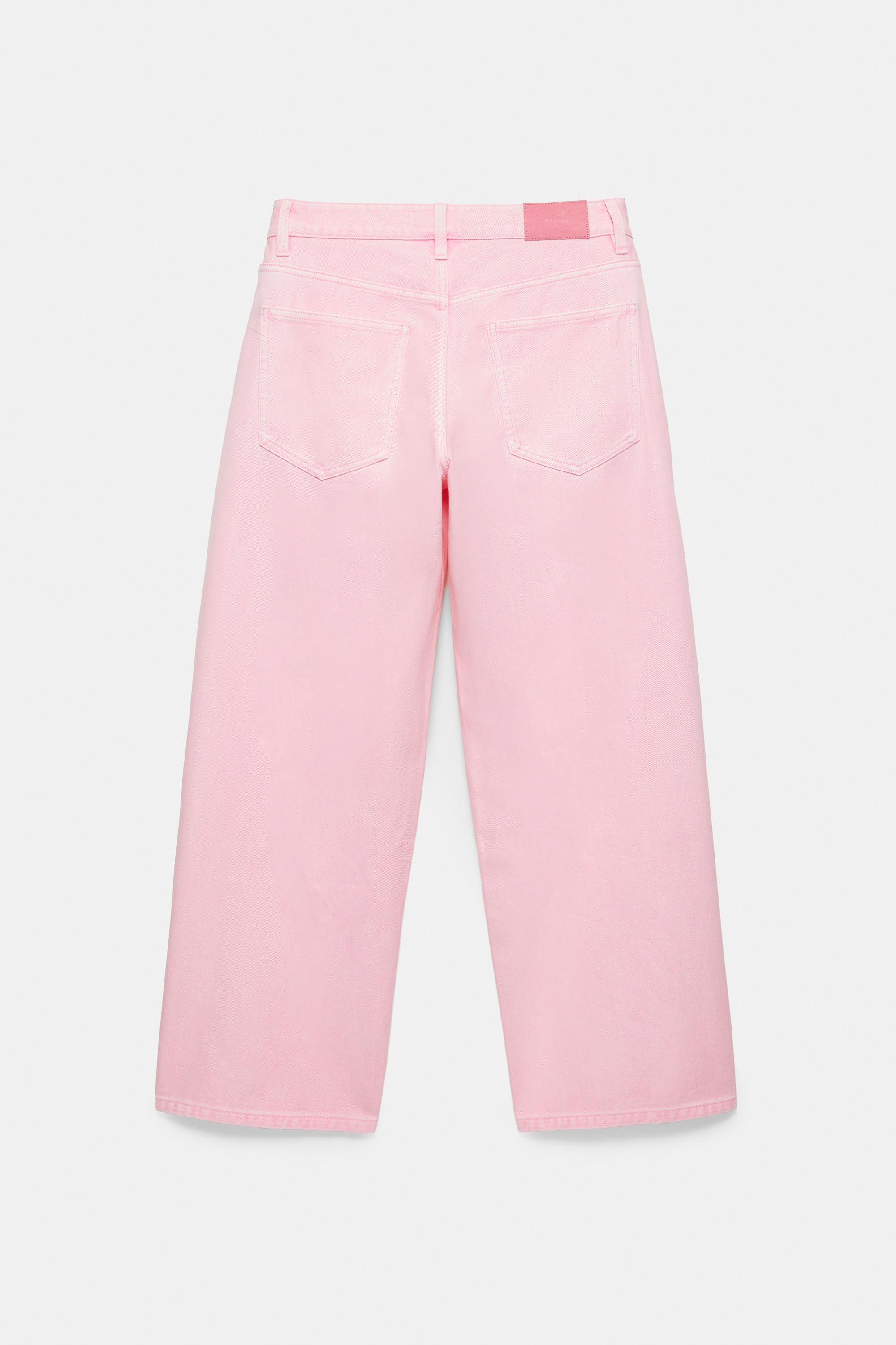 Pink barrel jeans — Pink