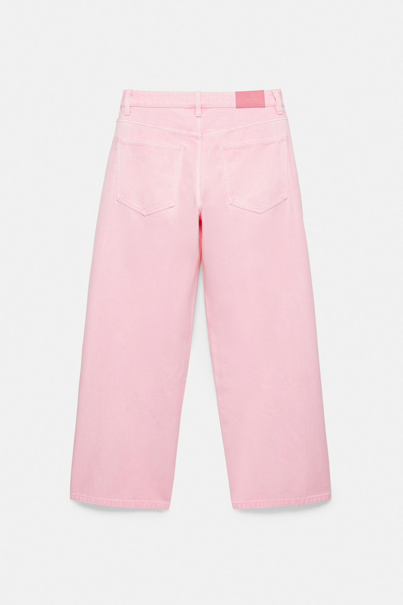 Pink barrel jeans — Pink