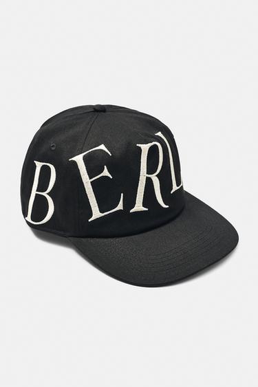 BERLIN embroidered cap — Black 5